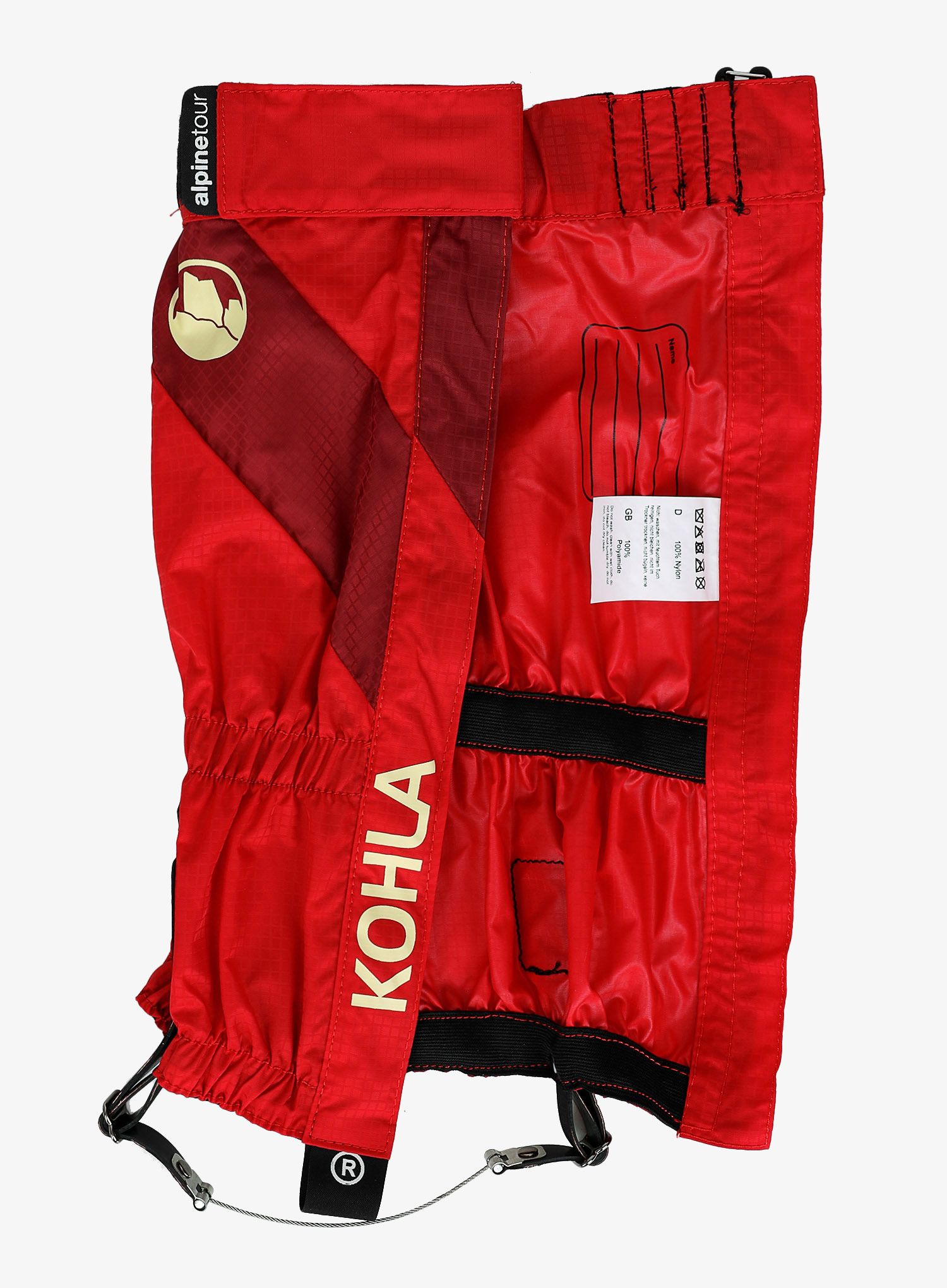 Gamaše Kohla Alpine Tour - flame scarlet/tomato