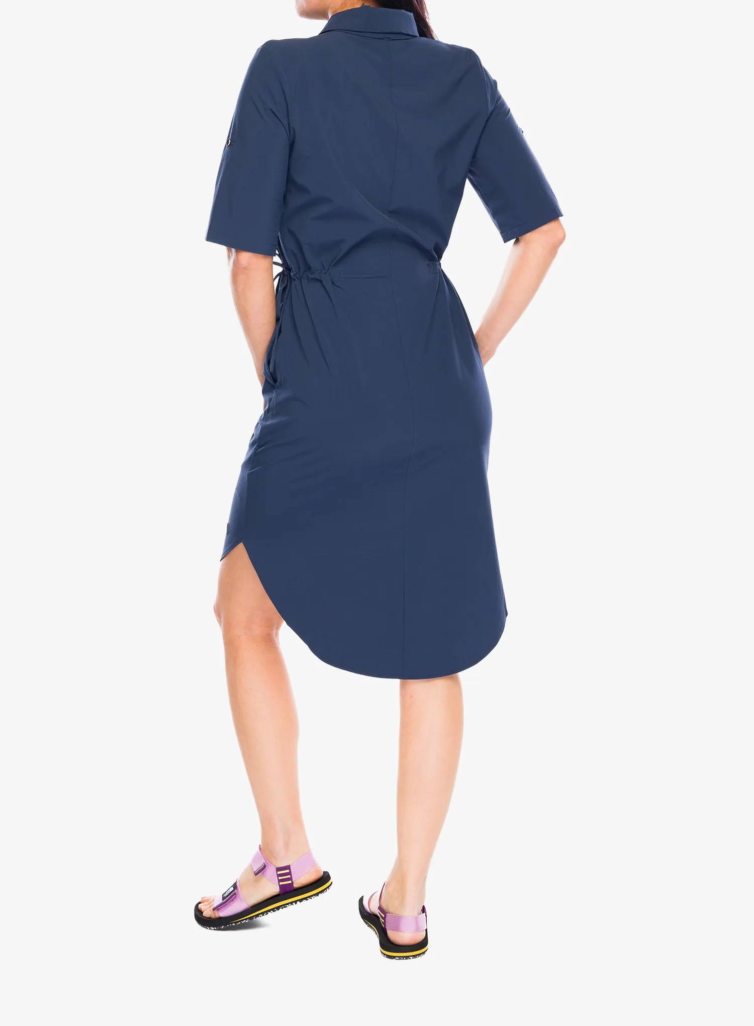 Športna obleka Royal Robbins Spotless Traveler Dress SS - navy