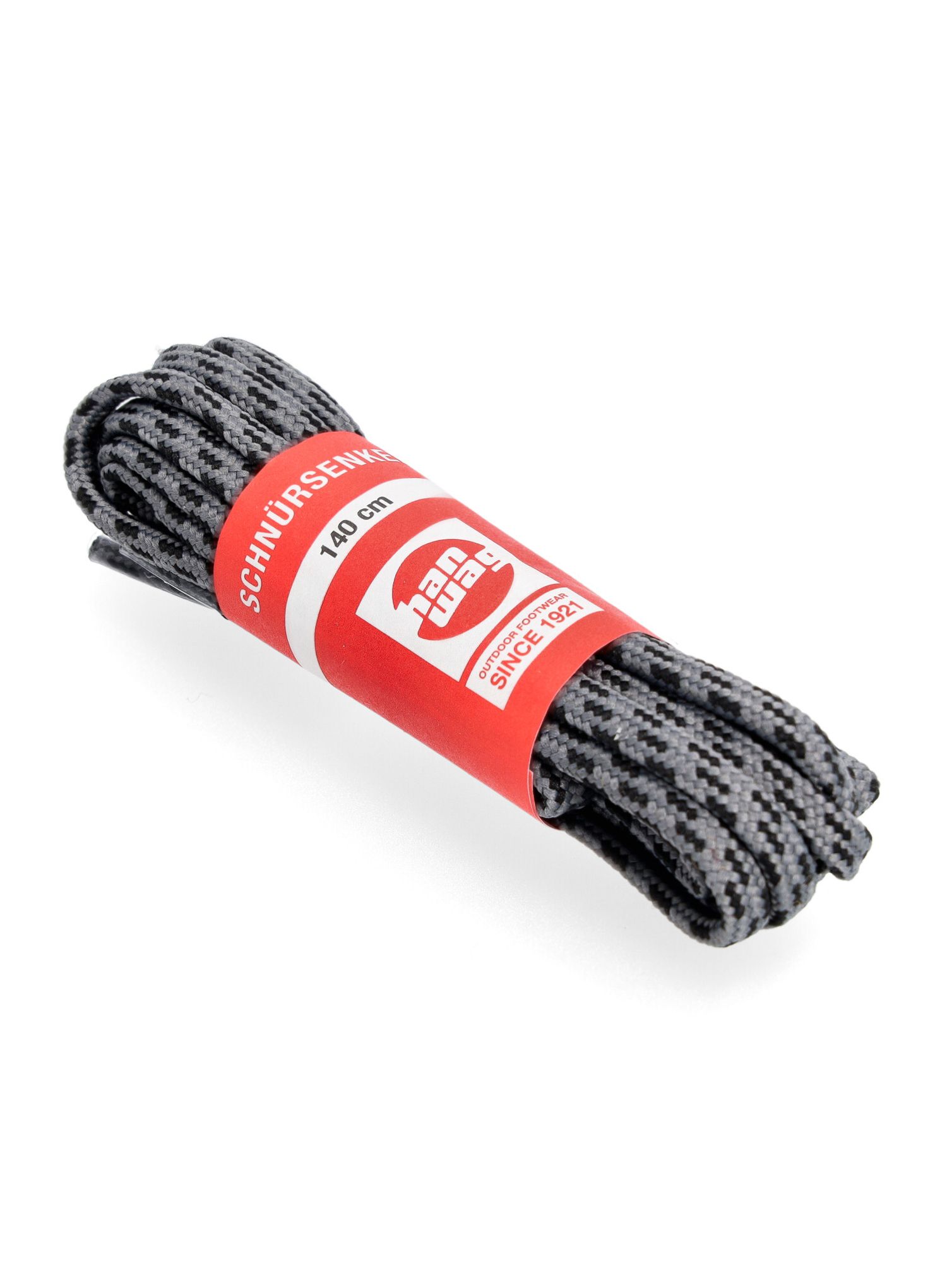 Vezalke Hanwag Laces 140 cm - grey/black