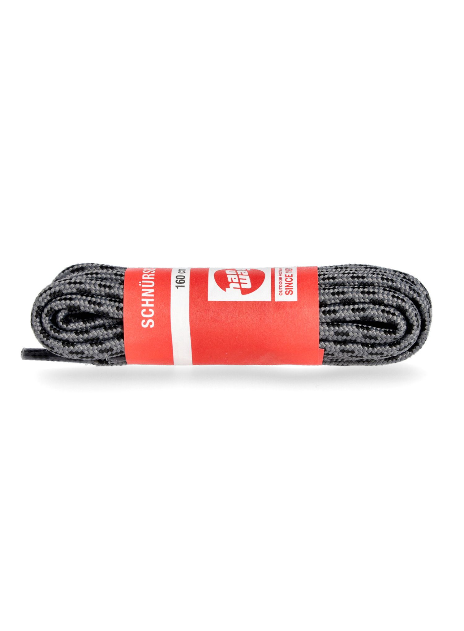Vezalke Hanwag Laces 160 cm - grey/black