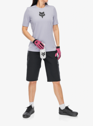 Ženske kolesarske kratke hlače Fox Defend Short - black/black
