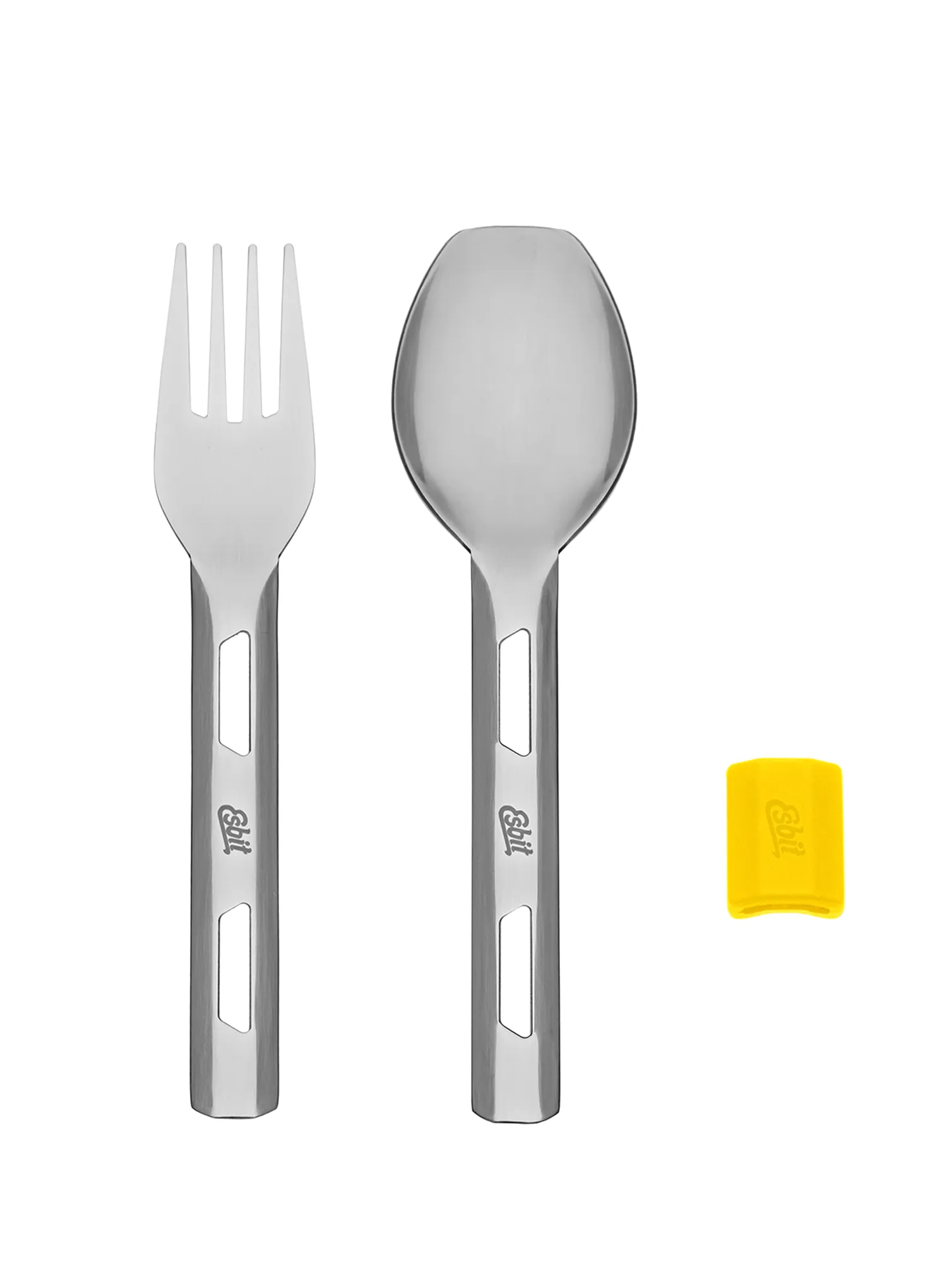 Jedilni pribor Esbit Cutlery Set Incl. Silicone Band S - sunshine yellow
