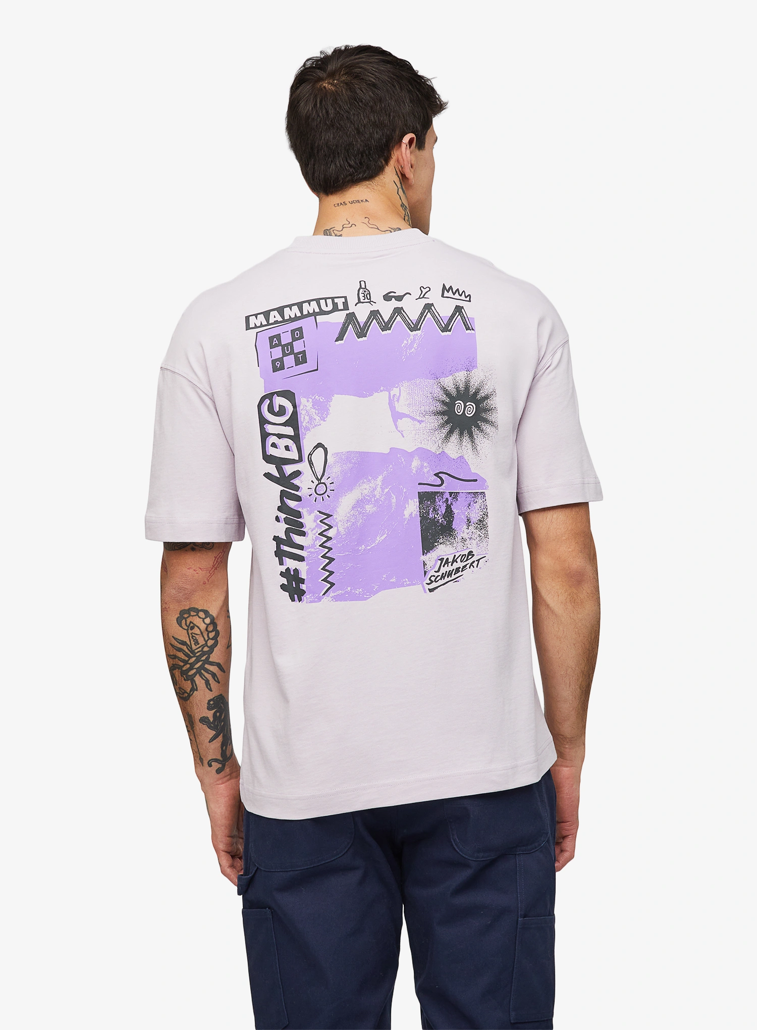 Bombažna majica moška Mammut Jakob Schubert x Mammut Relaxed T-Shirt - alpine calamint