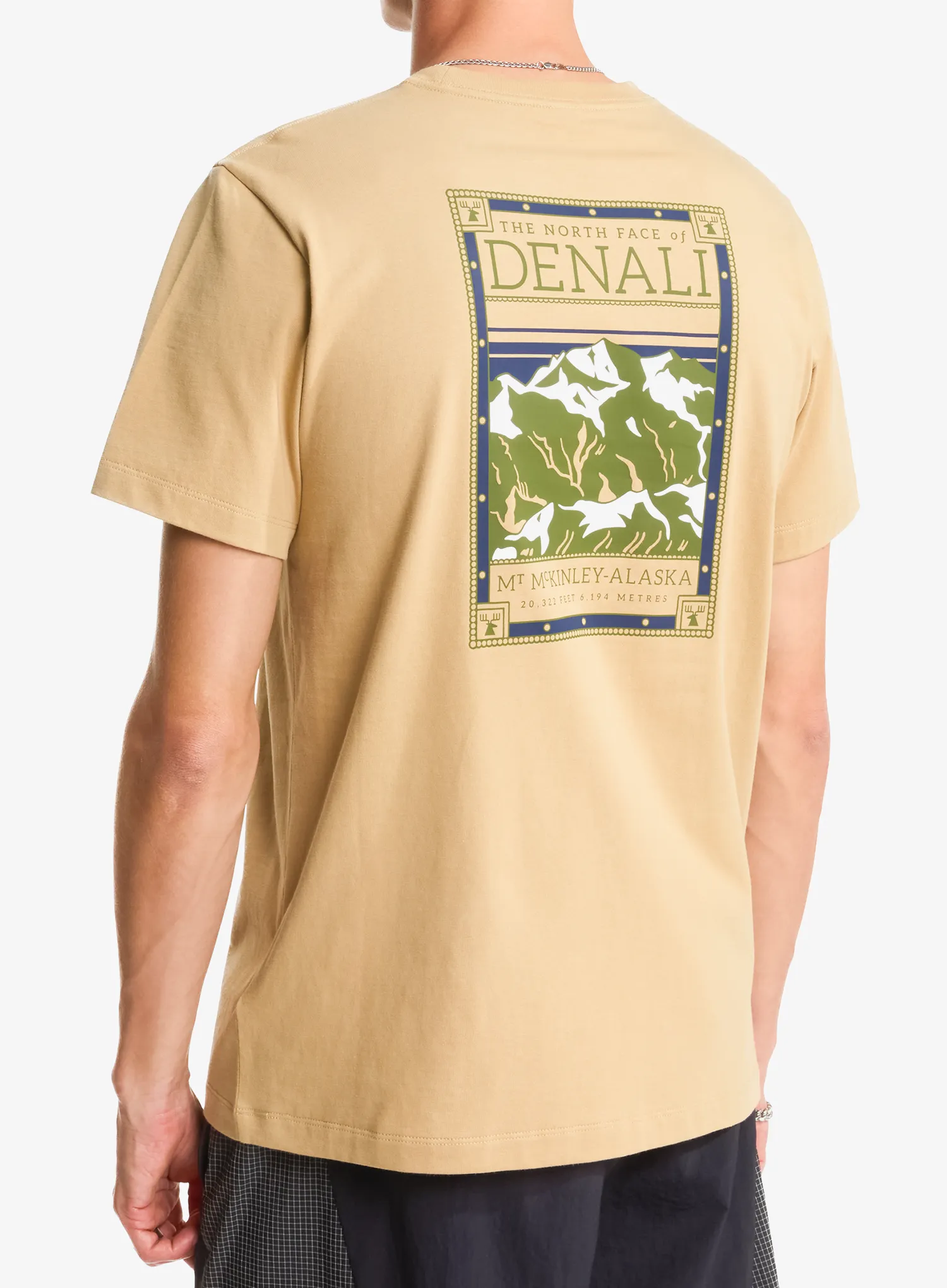 Majica s potiskom The North Face North Faces Reg SS Tee - khaki stone