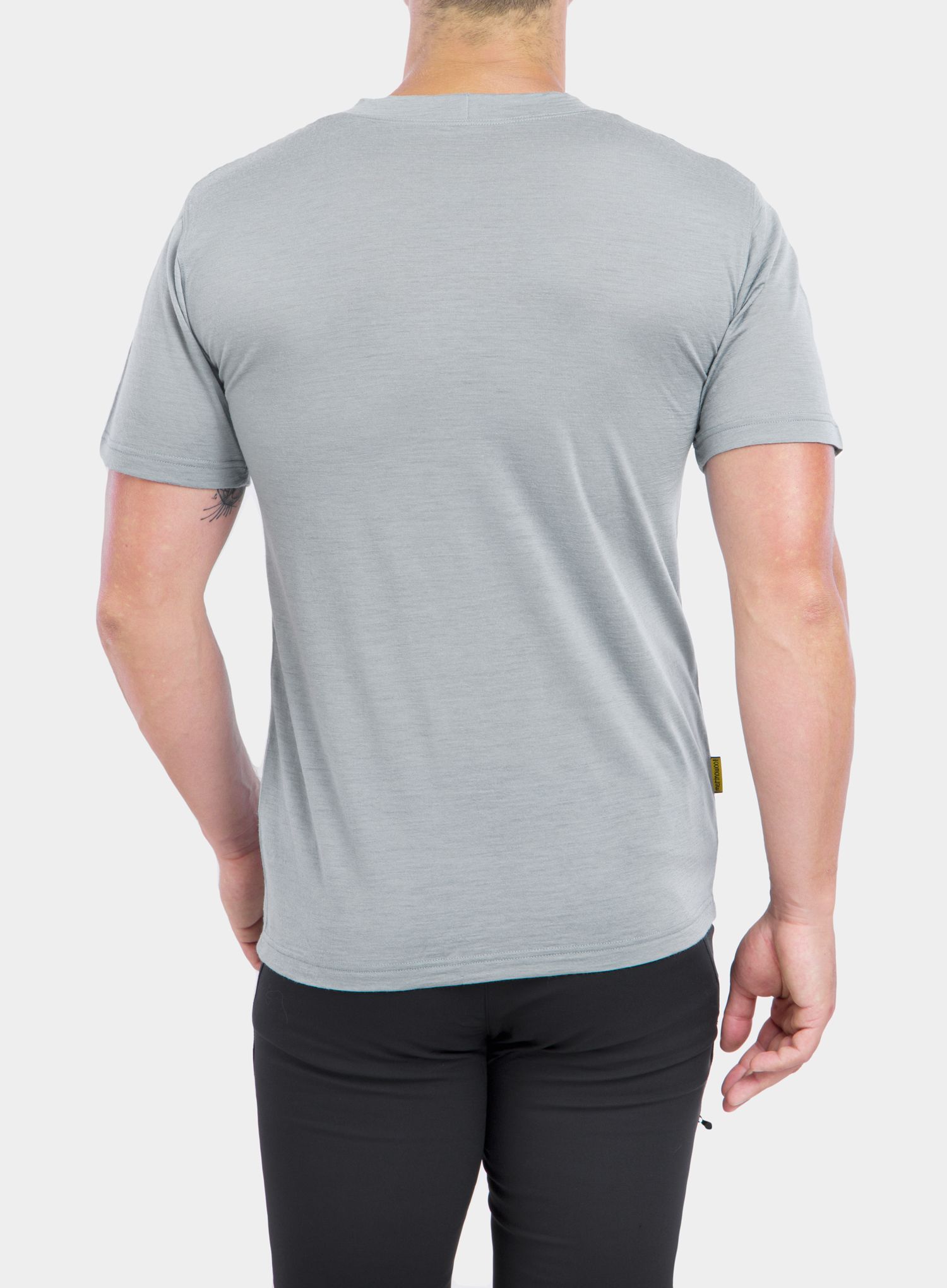 Merino majica Sensor Merino Active PT Tee S/S - grey compass
