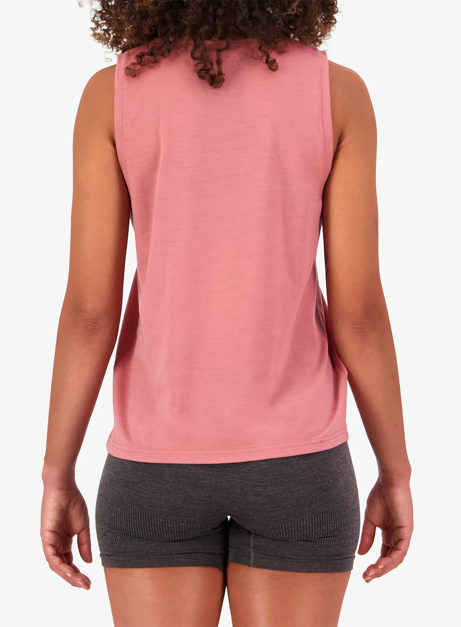 Ženski top Mons Royale Icon Merino Tank - canyon rose