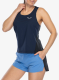 Ženski top Salewa Pedroc Dry Hyb Tank - navy blazer