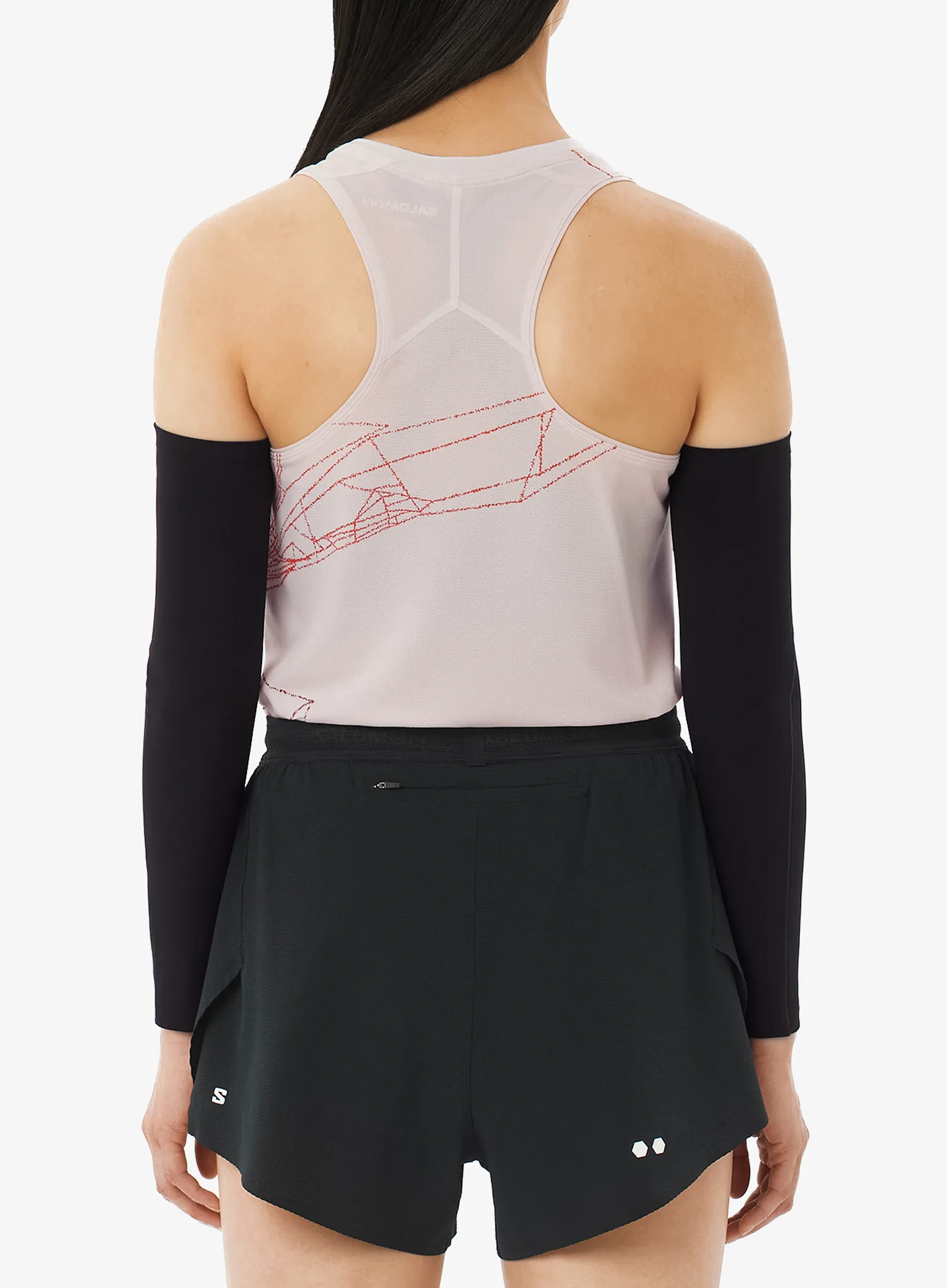 Ženski top Salomon S/Lab Speed Singlet - lilac ash