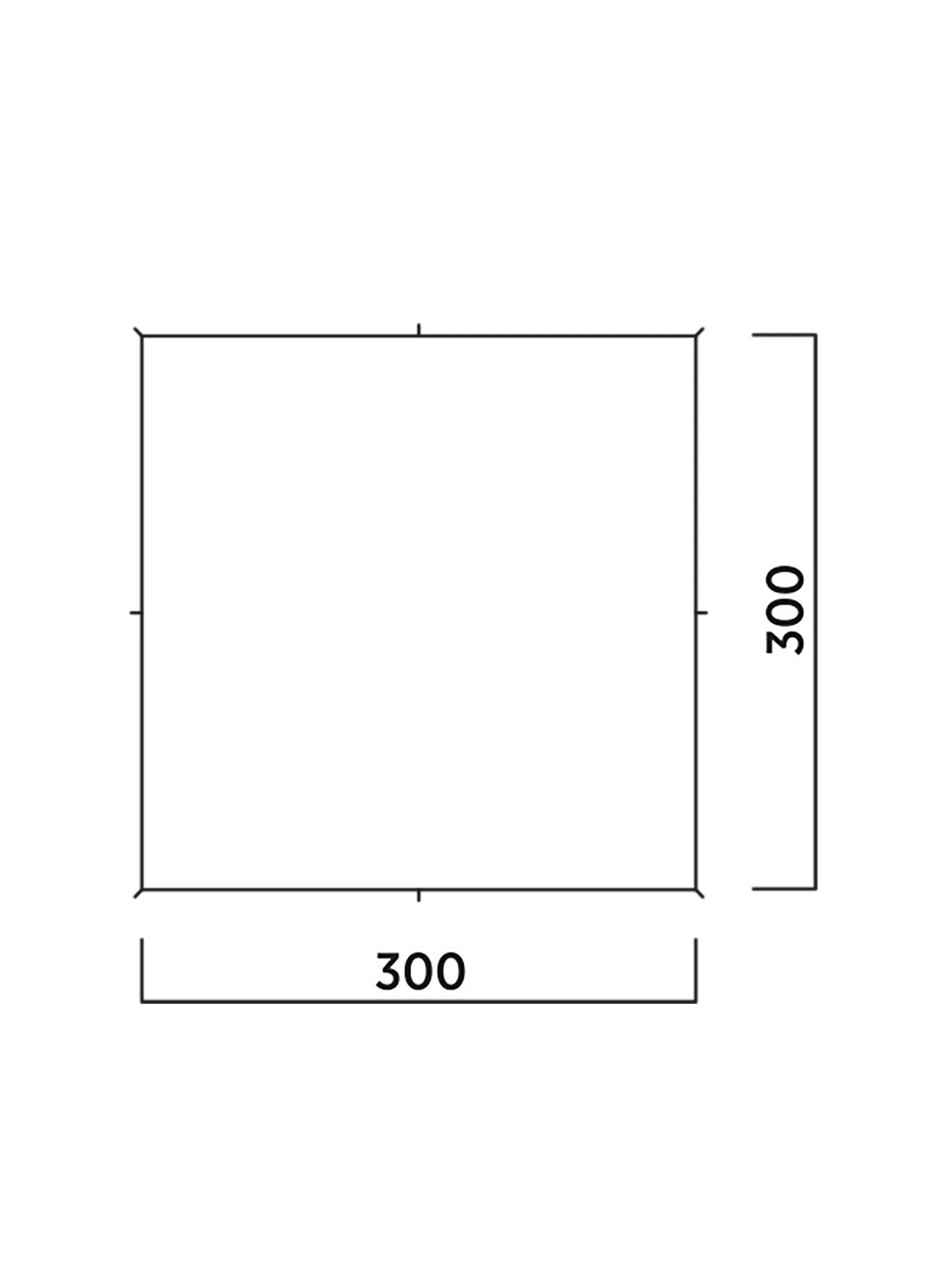 Ponjava Easy Camp Norddal Tarp 3x3 m