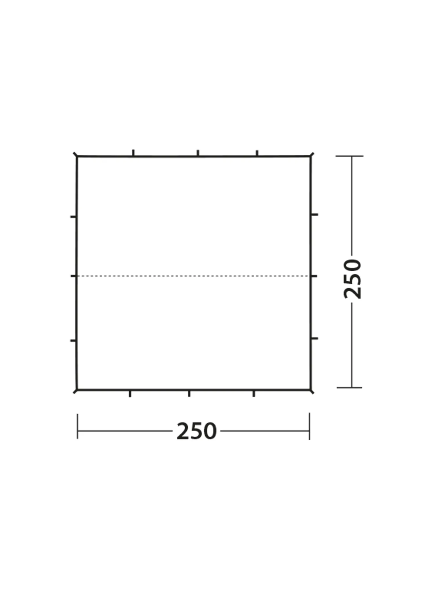 Ponjava Robens Tarp 2,5 x 2,5m Pro - green