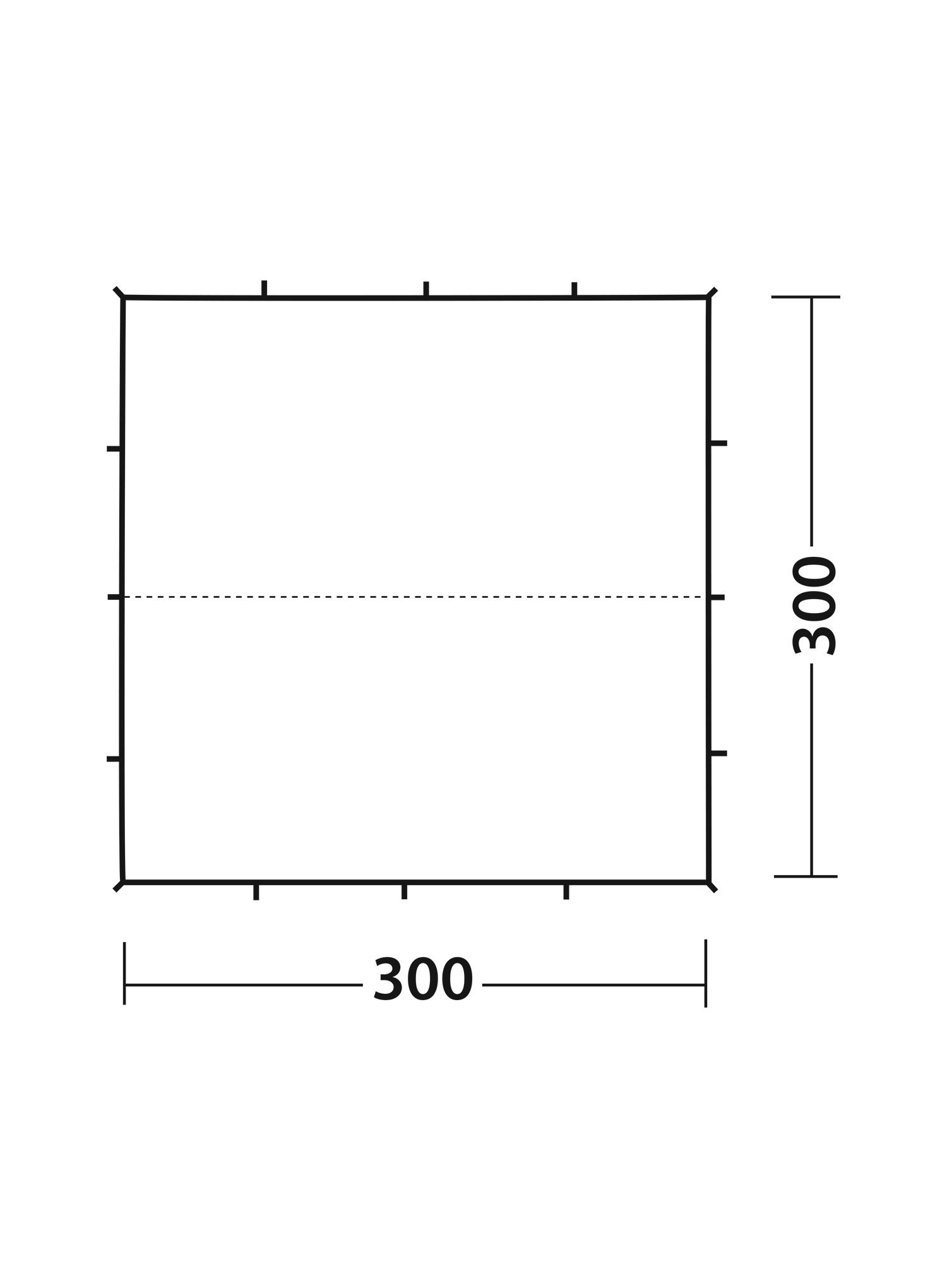 Ponjava Robens 3 x 3 m - blue