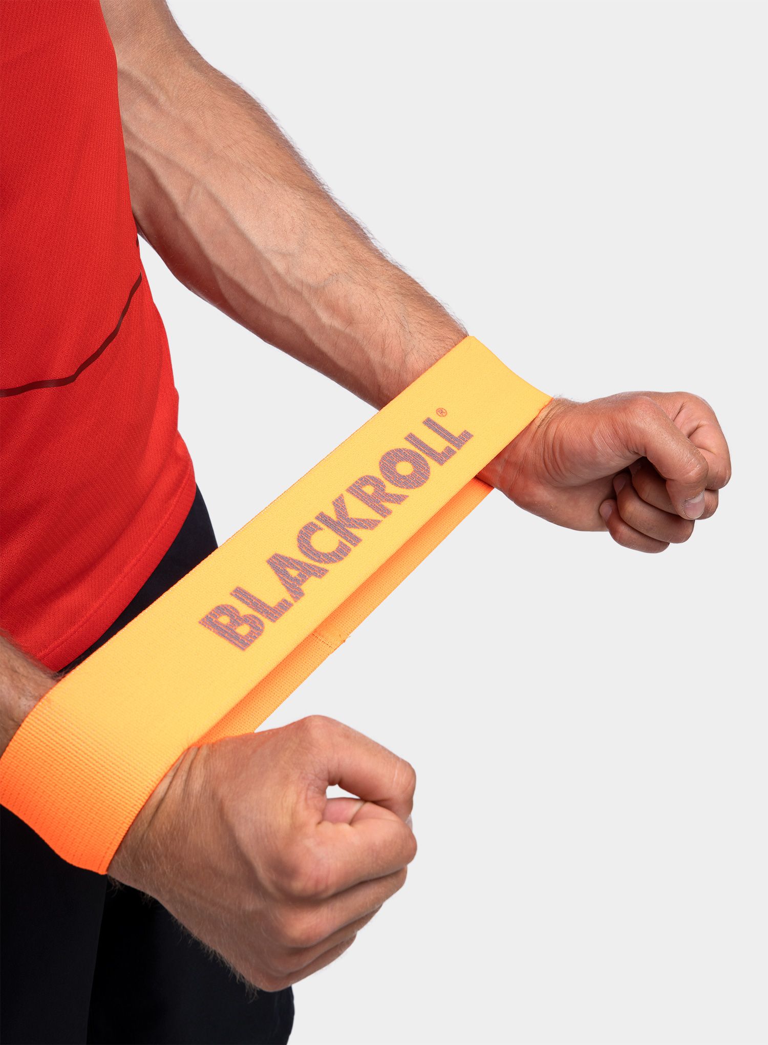 Oporni trak Blackroll Loop Band - orange