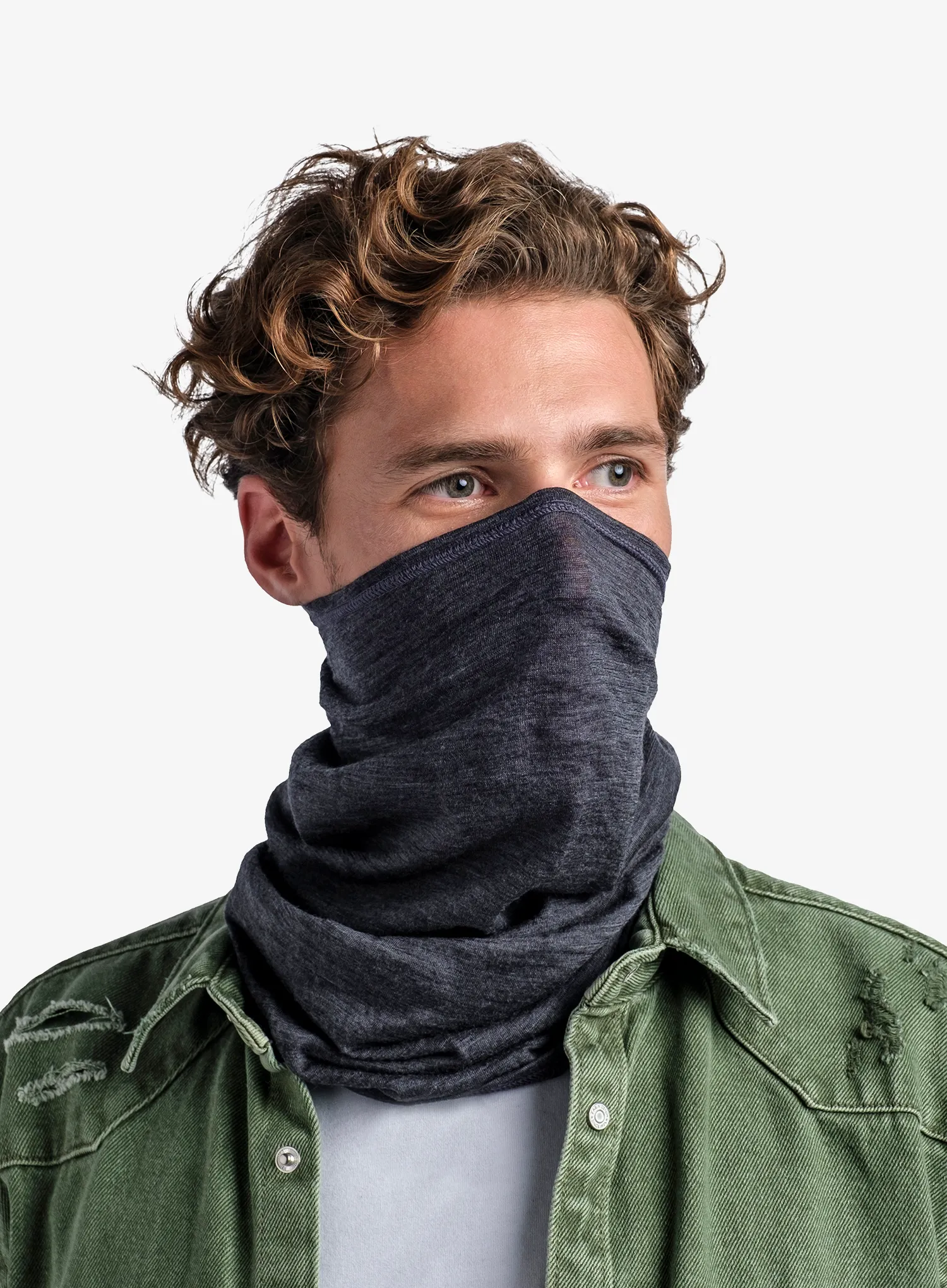 Večnamenska ruta Buff Lightweight Merino Wool - solid grey