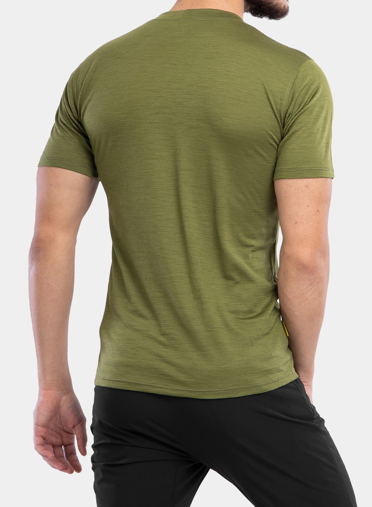 Merino majica Sensor Merino Active PT Tee S/S - safari track