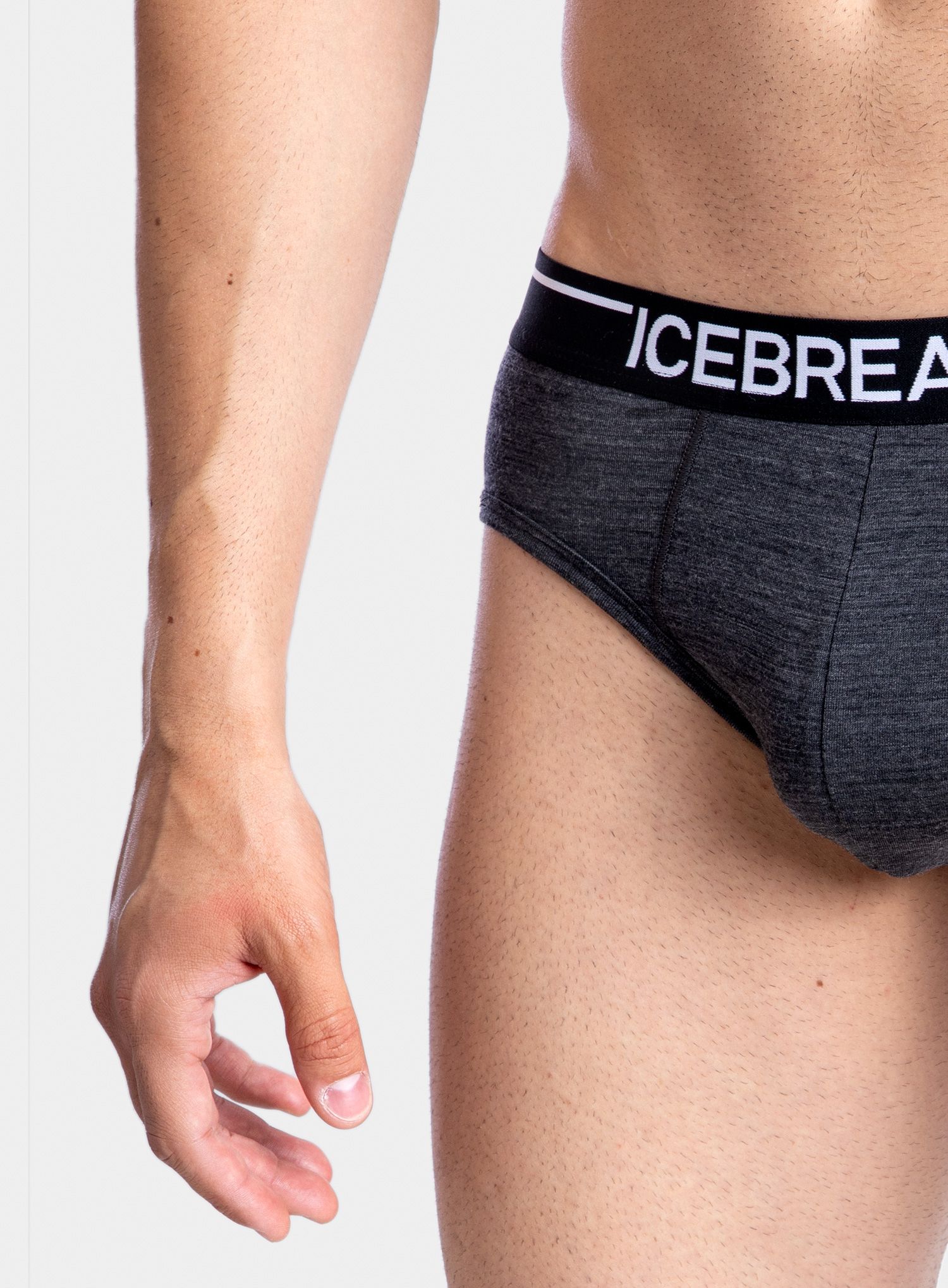 Spodnjice Icebreaker Anatomica Briefs - jet hthr/black