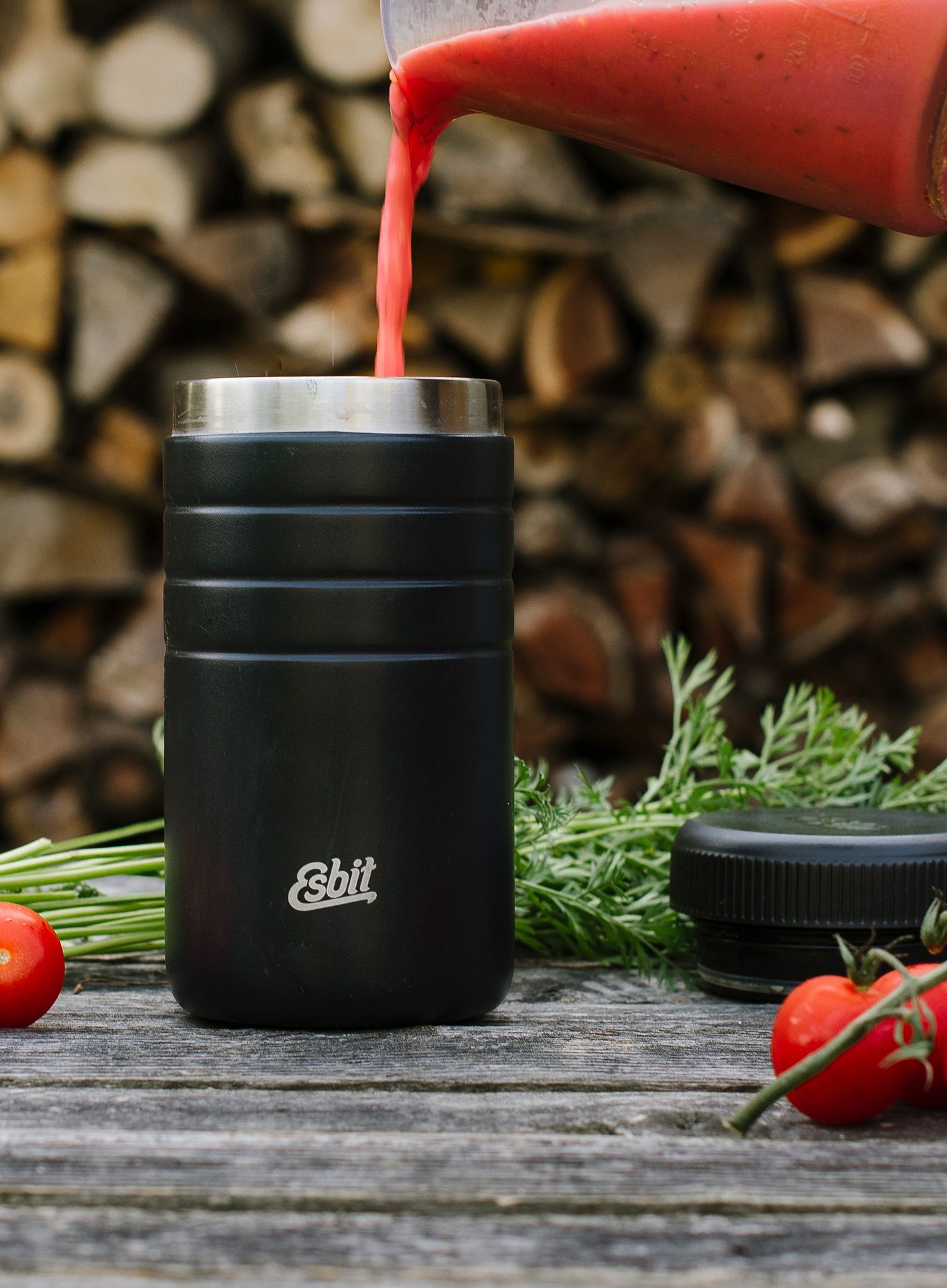 Termo posoda za malico Esbit Majoris Food Jug 0,55L - black