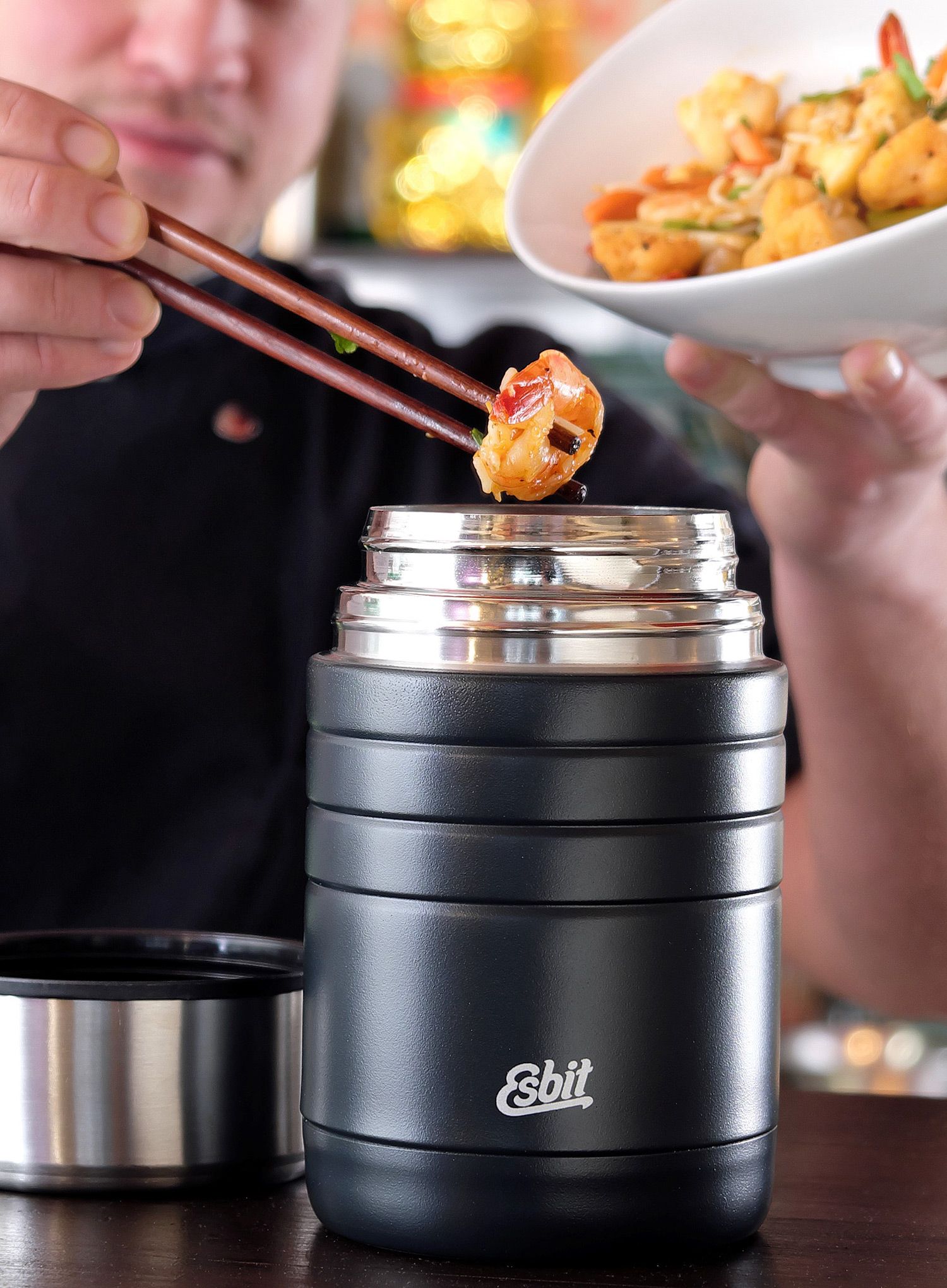 Termo posoda za malico Esbit Majoris Food Jug - black