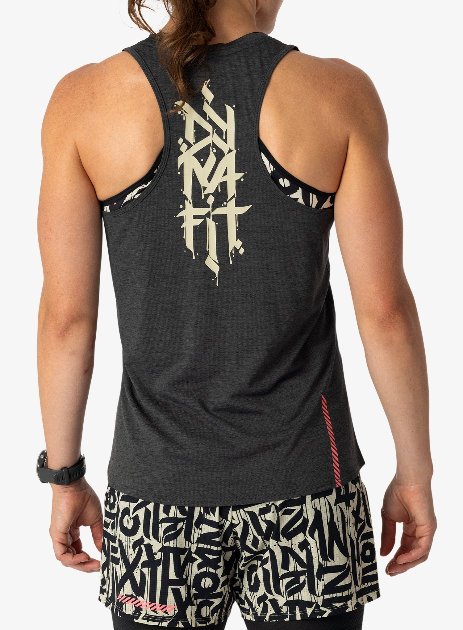 Ženski top Dynafit Trail Tank - out black 