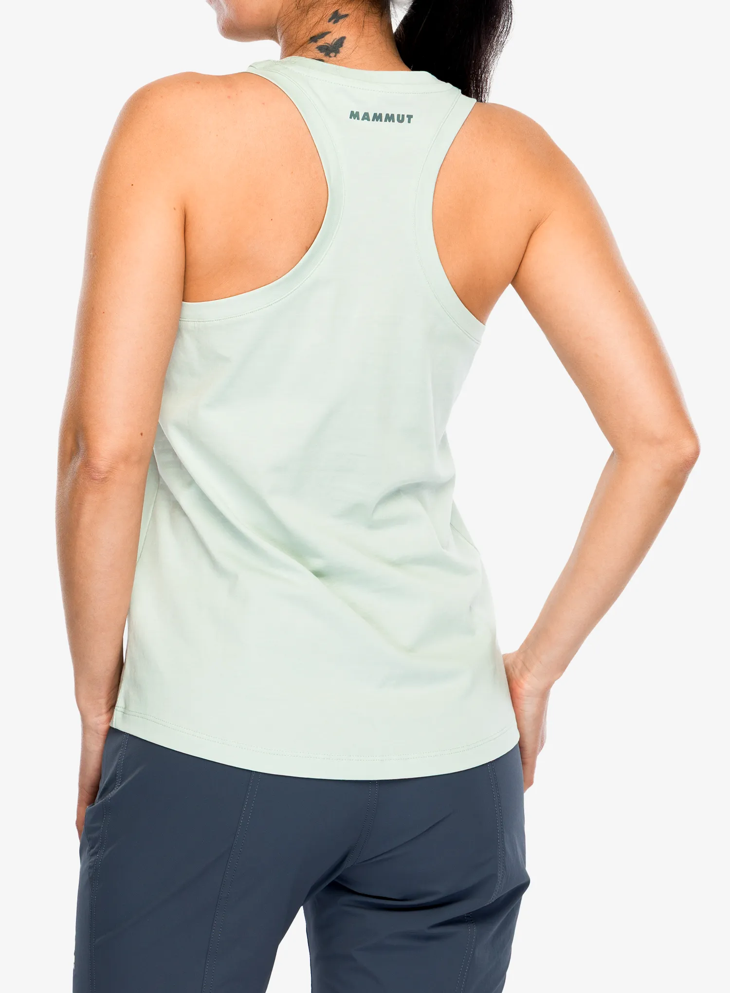 Ženski top Mammut Core Tank Top Gradient - silver sage
