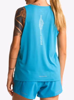 Ženski top The North Face Lightbright Tank - river ice