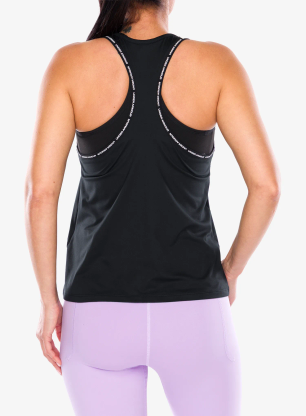 Ženski top Under Armour Tech Knockout Tank - black/white