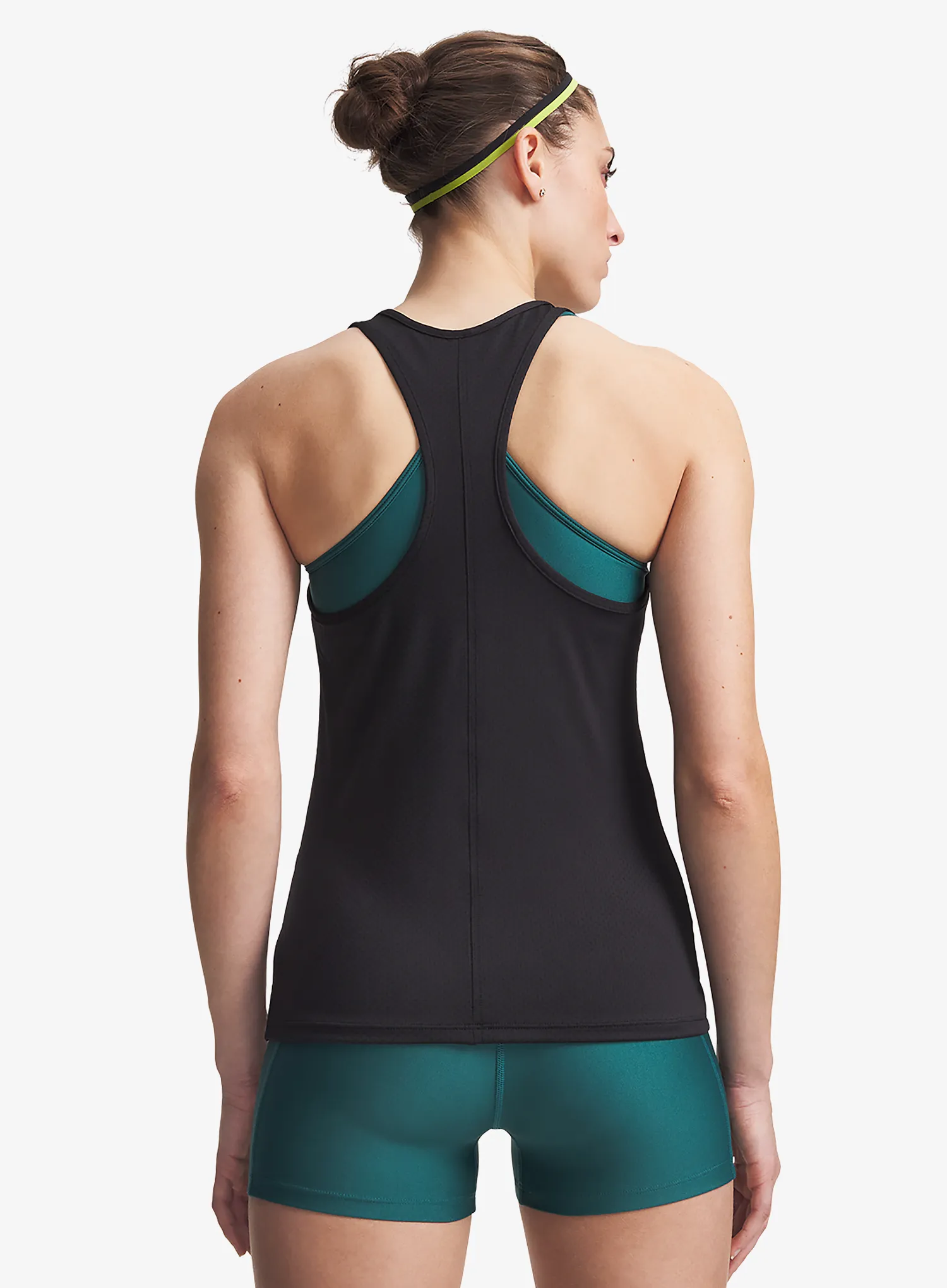 Ženski top Under Armour Tech Mesh Racer Tank - black/white