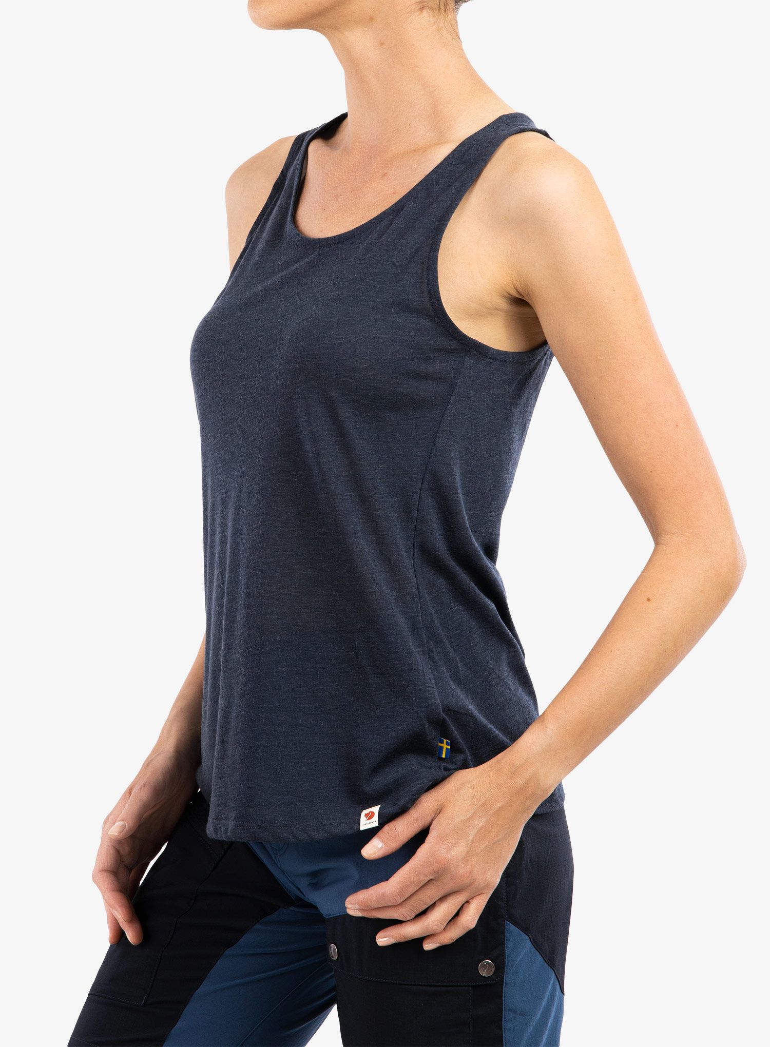 Ženski top Fjallraven High Coast Lite Tank Top  - navy