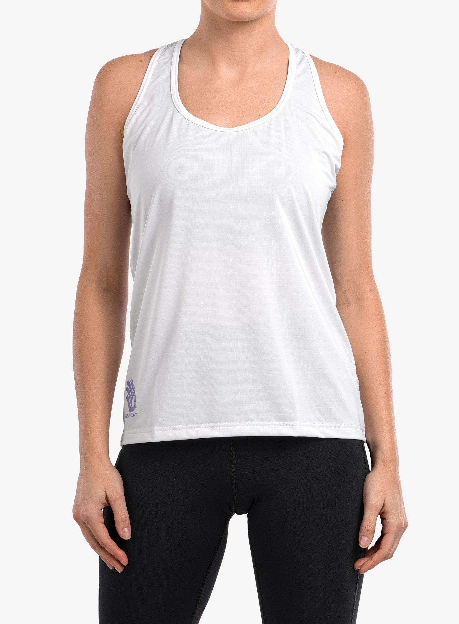 Ženski top Sensor Coolmax Fresh Performance Tee - white hand
