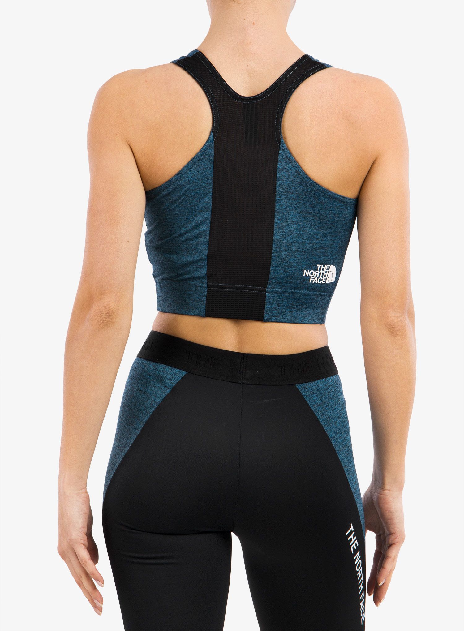 Ženski top The North Face MA Tanklette - banff blue blk/blk