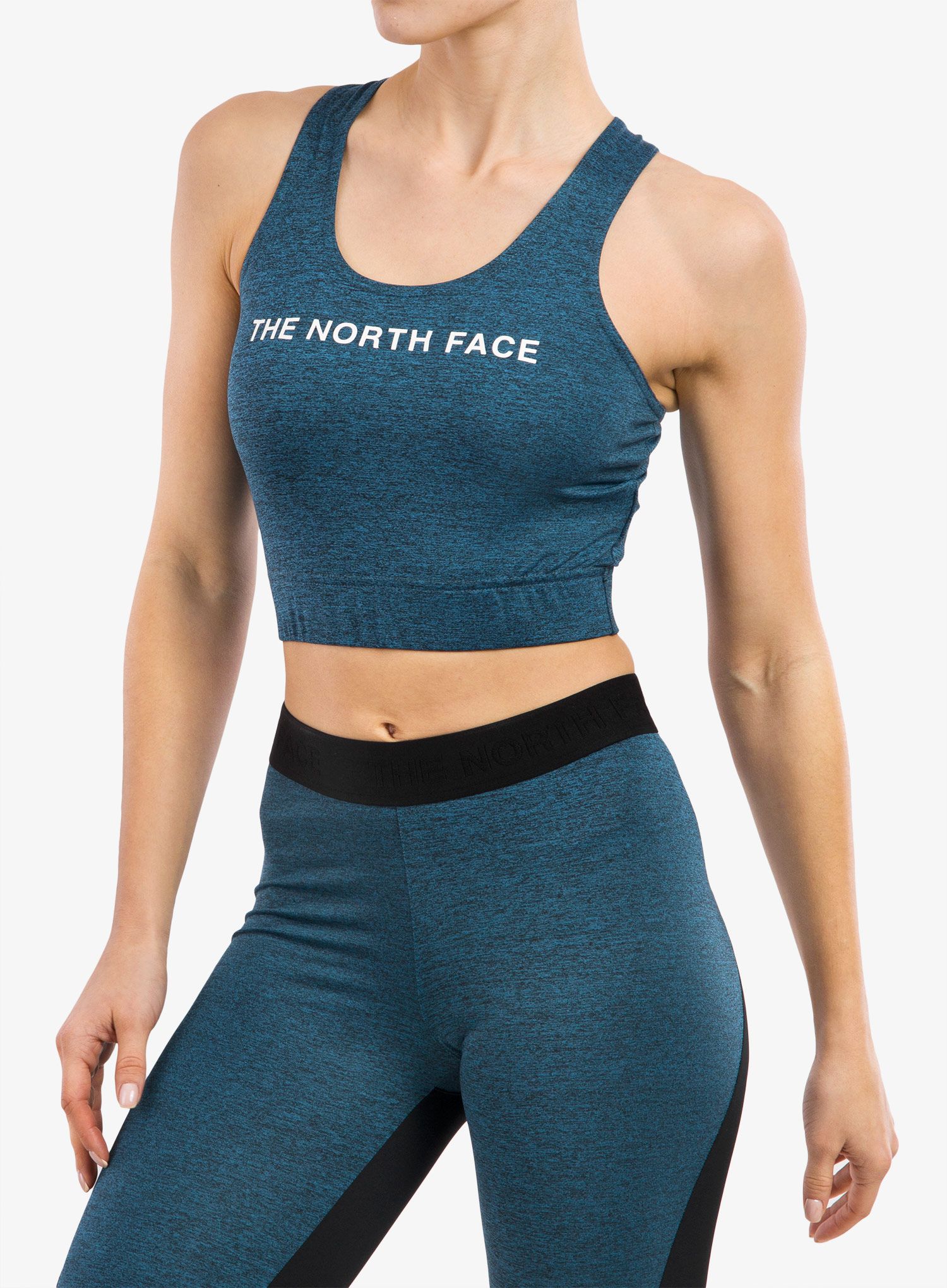 Ženski top The North Face MA Tanklette - banff blue blk/blk