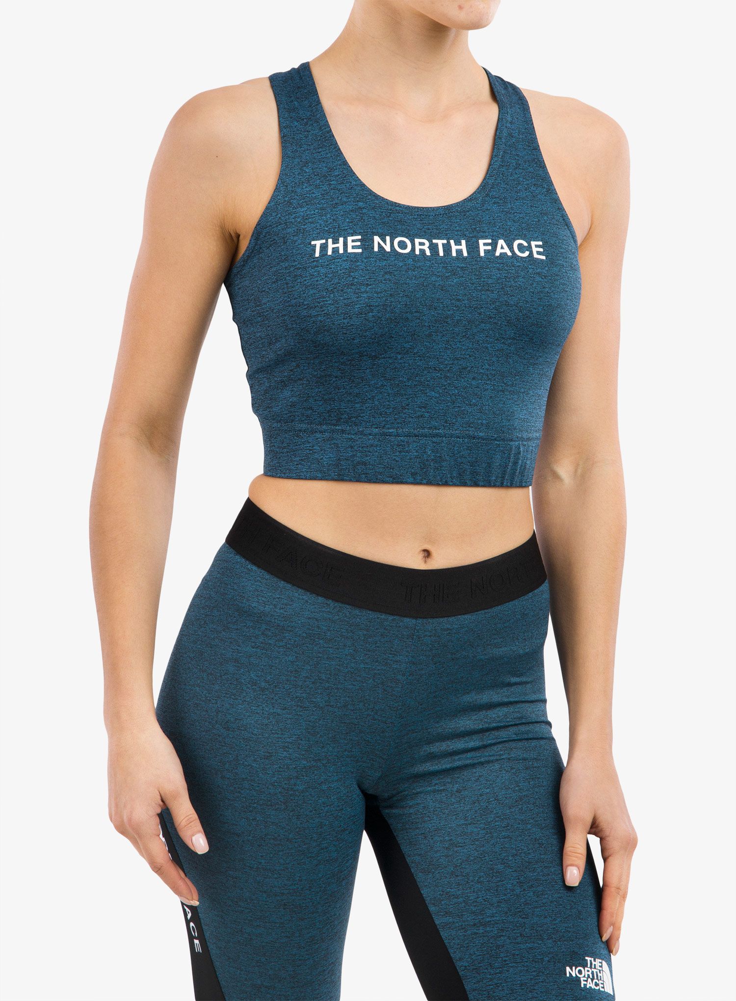 Ženski top The North Face MA Tanklette - banff blue blk/blk