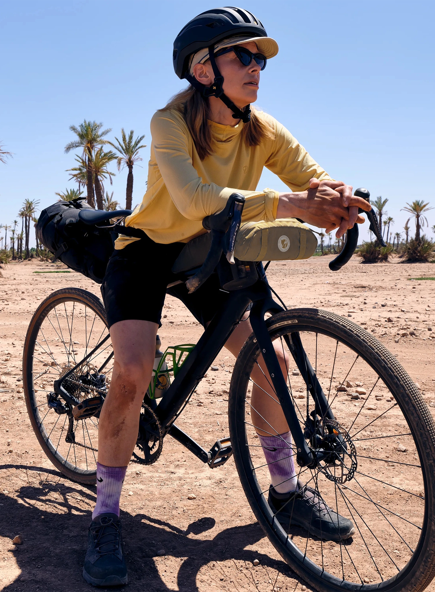 Kolesarska torbica za krmilo Fjallraven Hoja Handlebar Pocket - clay