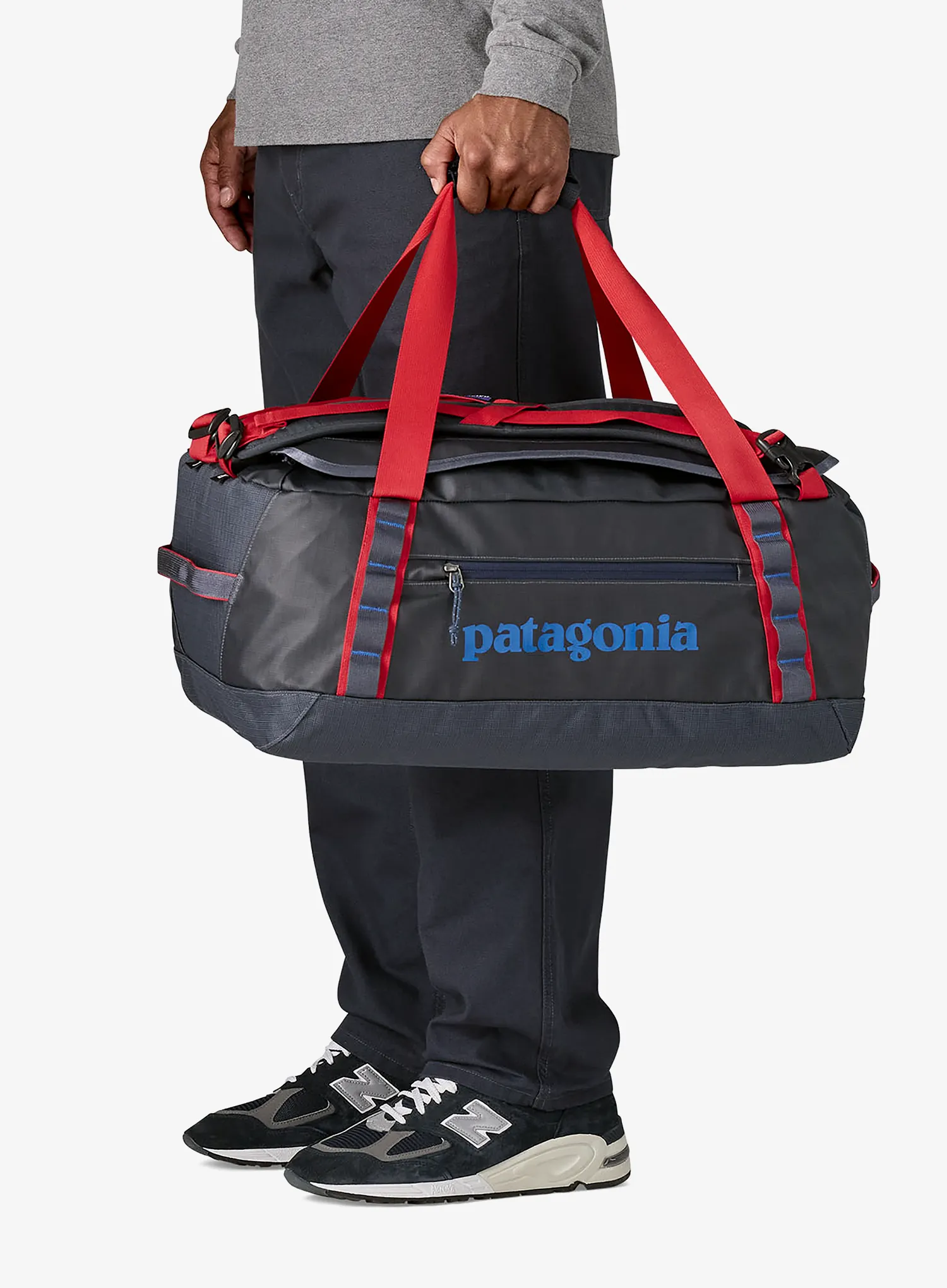 Torba Patagonia Black Hole Duffel 40L - smolder blue/amanita red