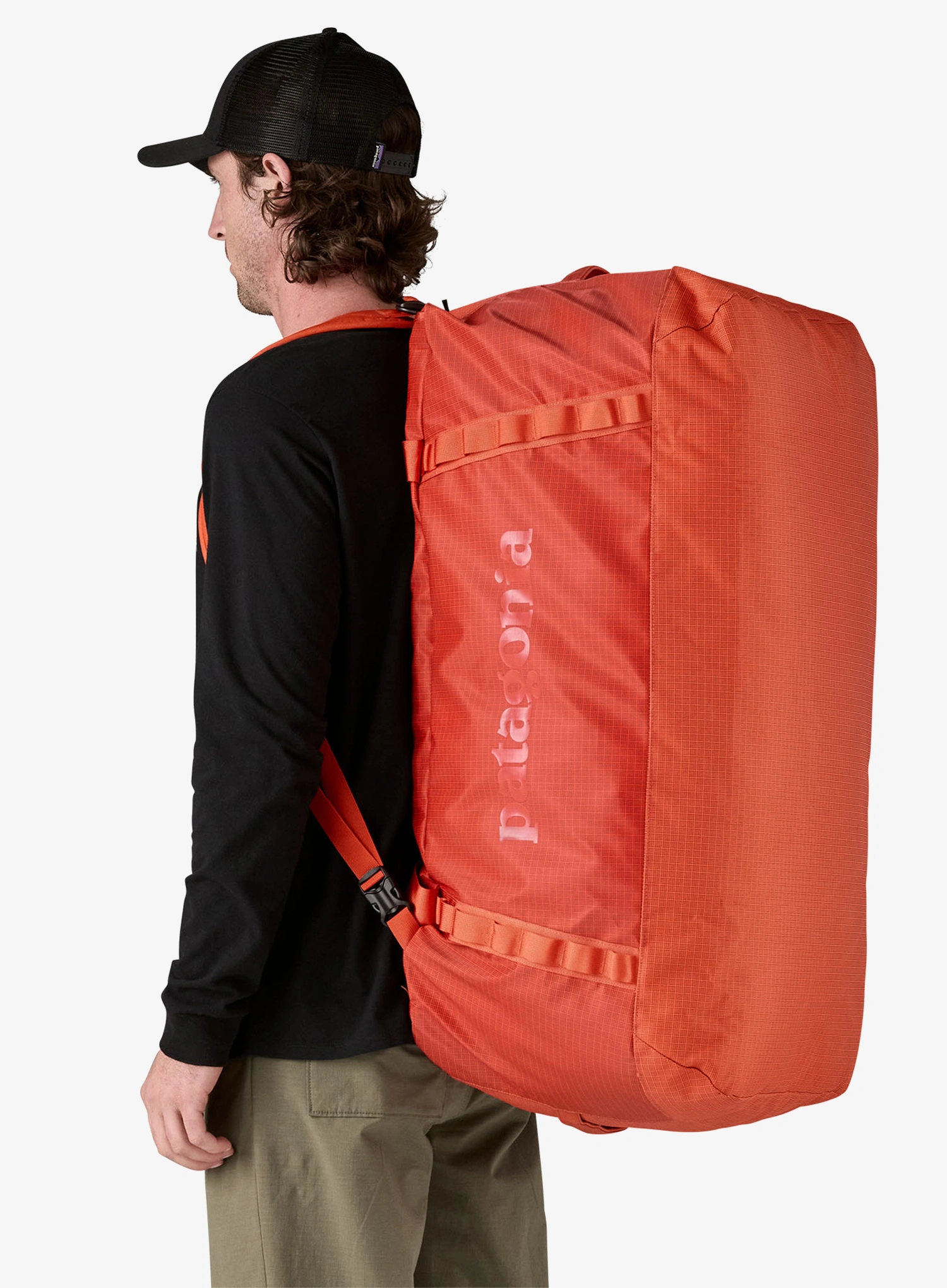 Potovalna torba Patagonia Black Hole Duffel 100L - pollinator orange