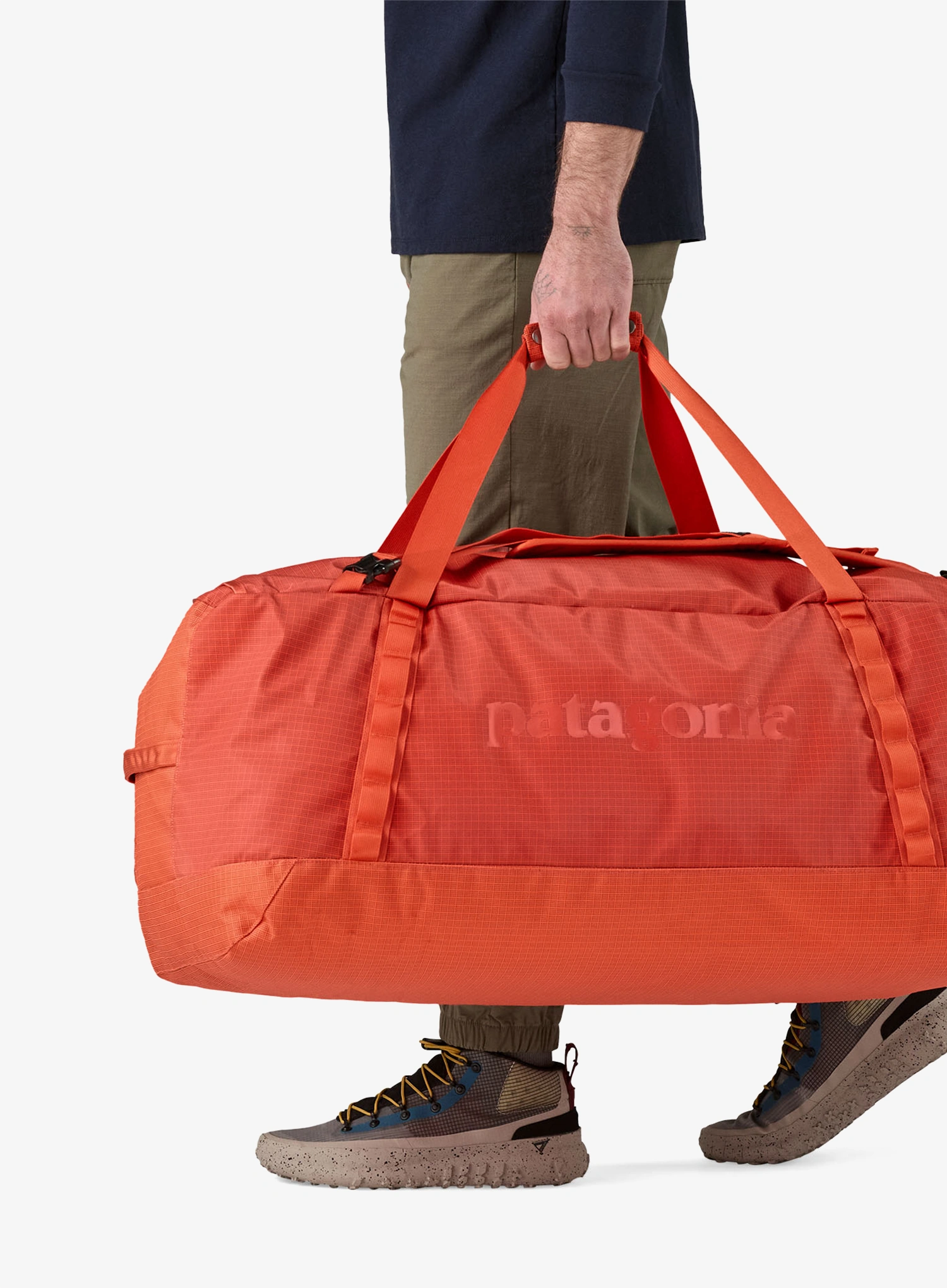 Potovalna torba Patagonia Black Hole Duffel 100L - pollinator orange