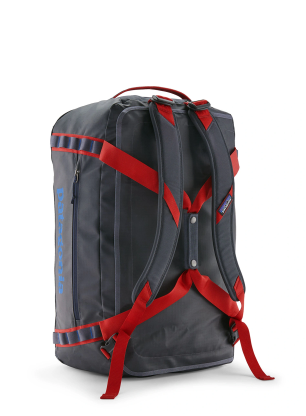 Potovalna torba Patagonia Black Hole Duffel 55L - smolder blue w/amanita red