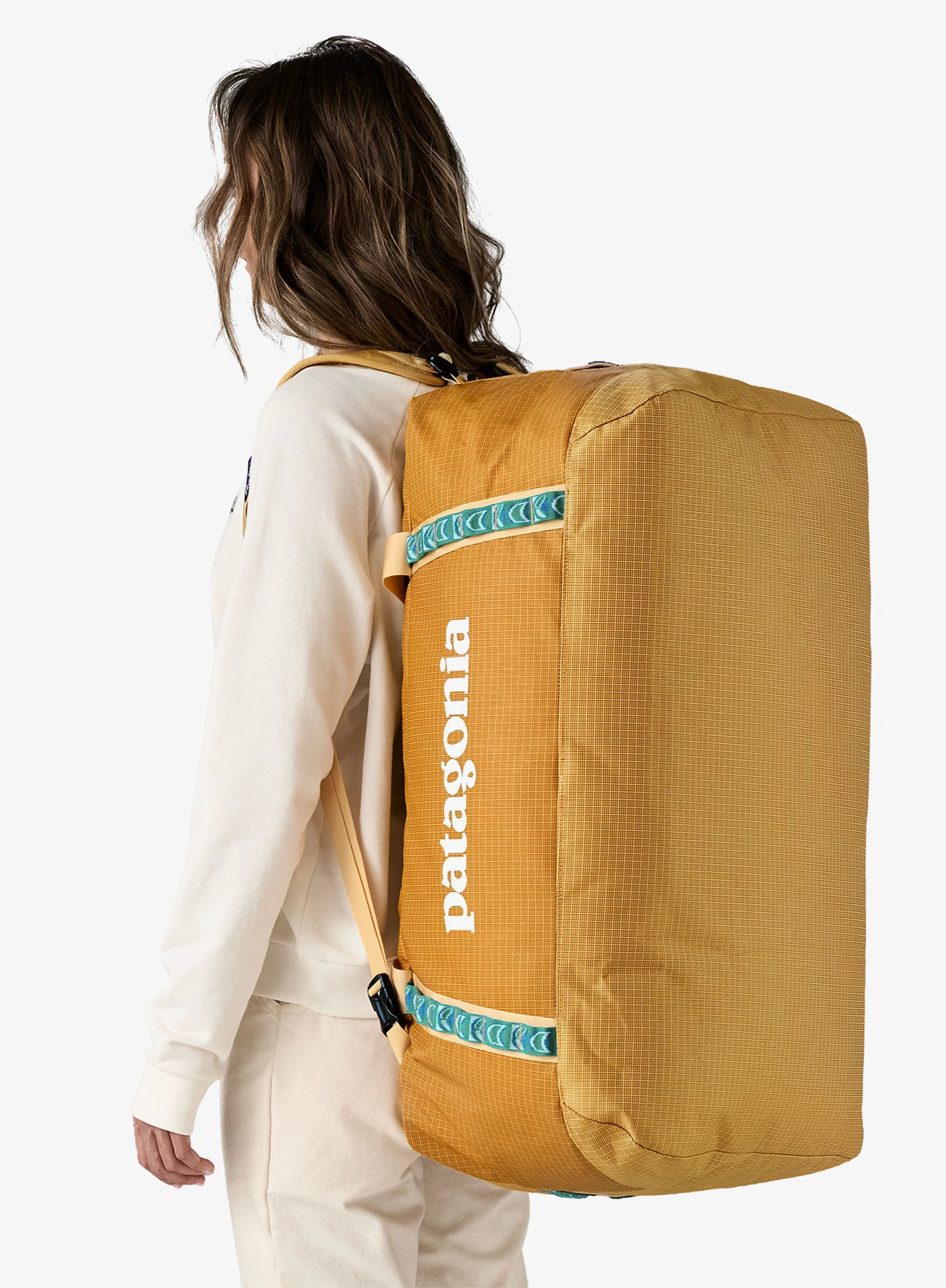 Potovalna torba Patagonia Black Hole Duffel 70L - pufferfish gold