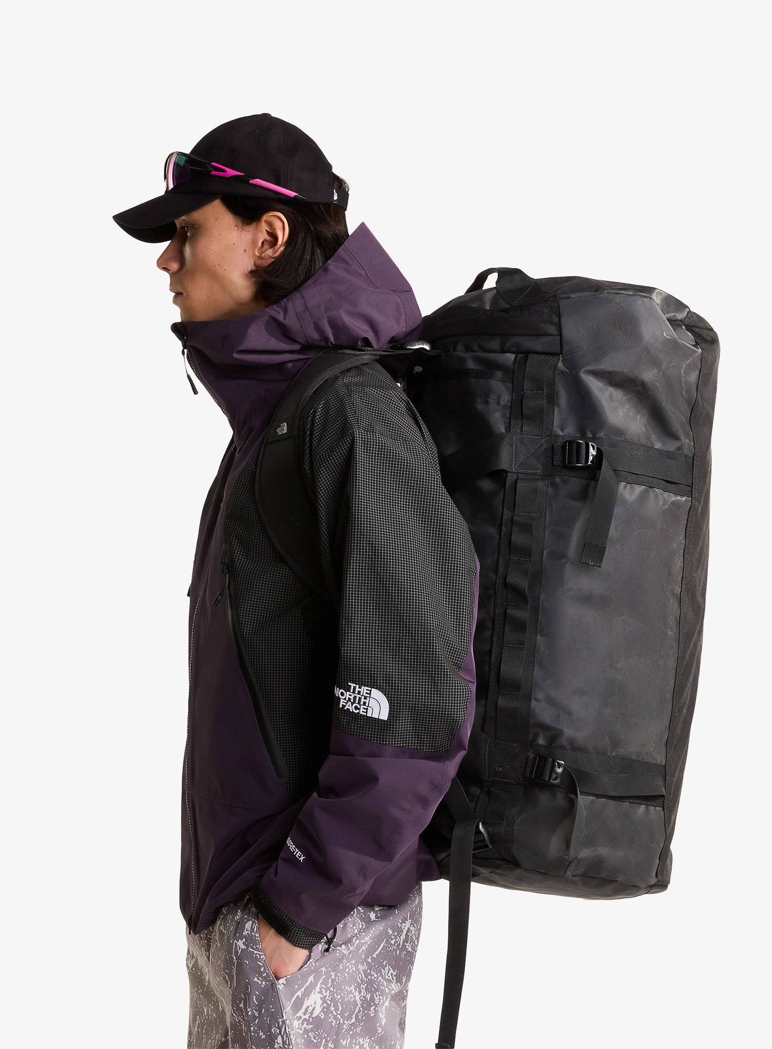 Potovalna torba The North Face Base Camp Duffel L - tnf black/tnf white