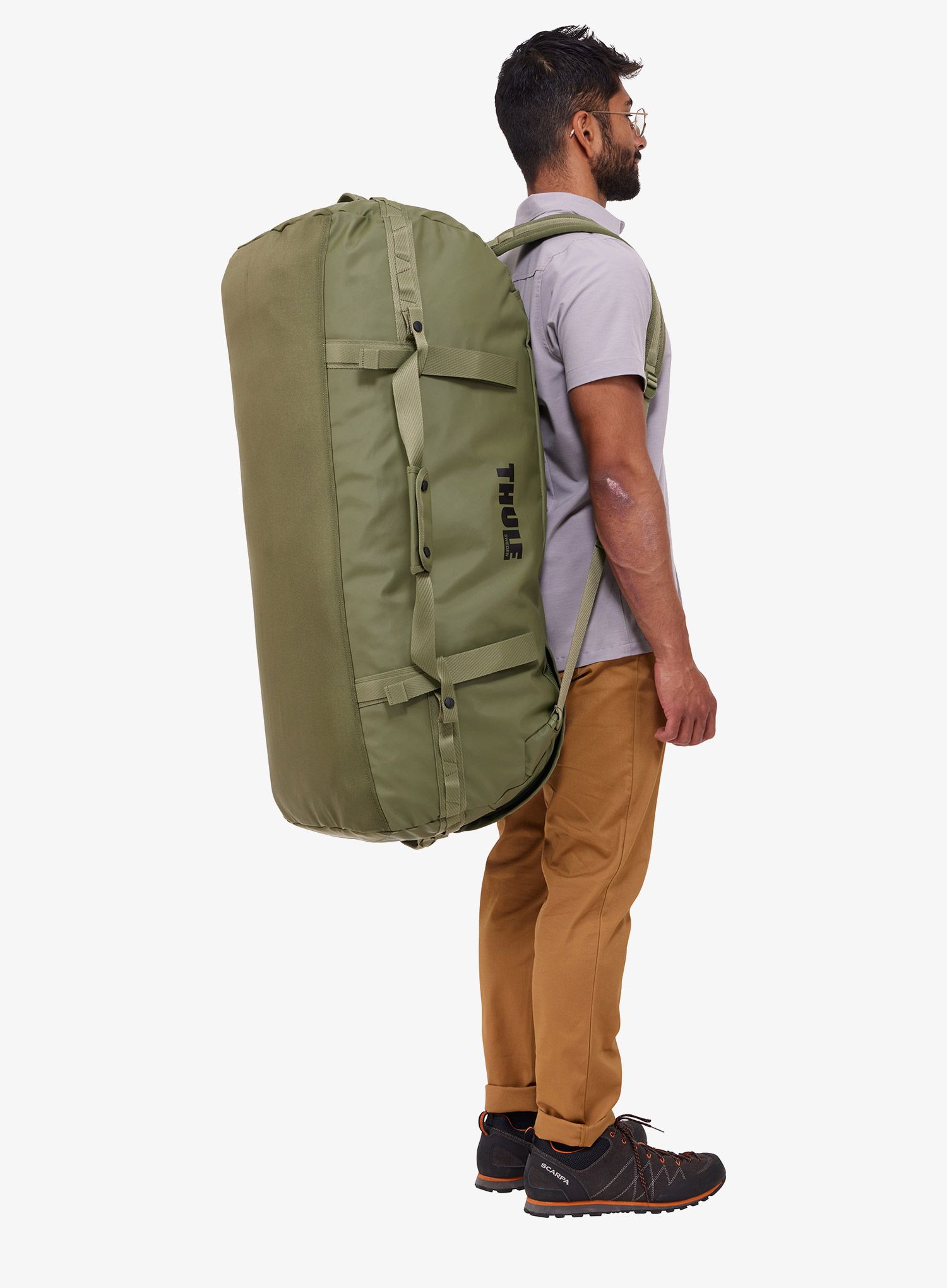 Potovalna torba Thule Chasm 130 L - olivine/olivine