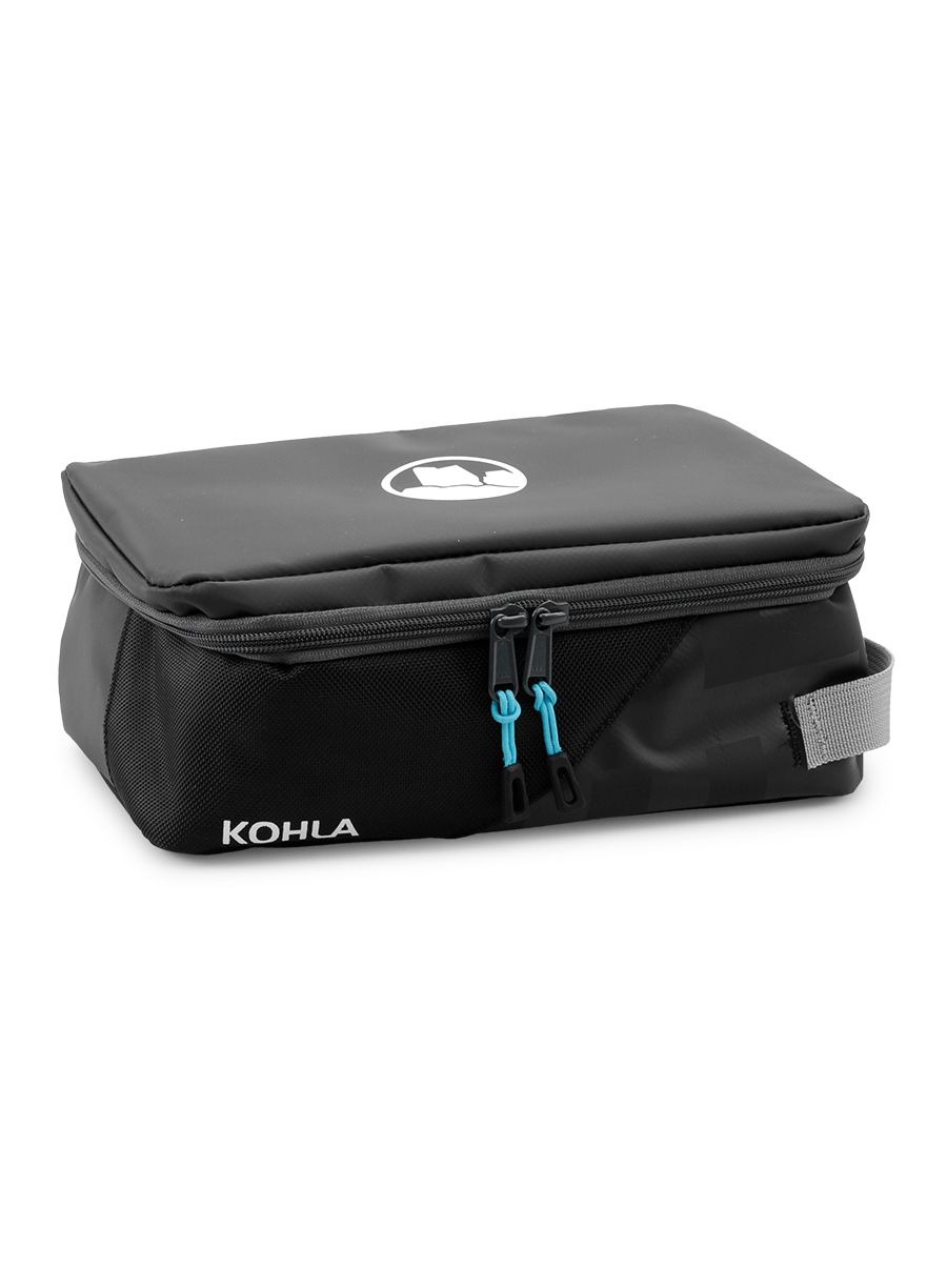 Kozmetična torbica Kohla Quick III - caviar/dark slate