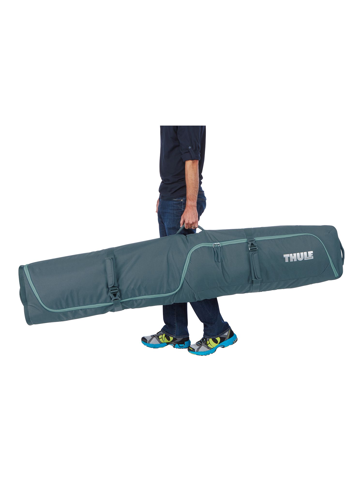 Torba za smuči Thule Roundtrip Ski Roller 192cm - dark slate