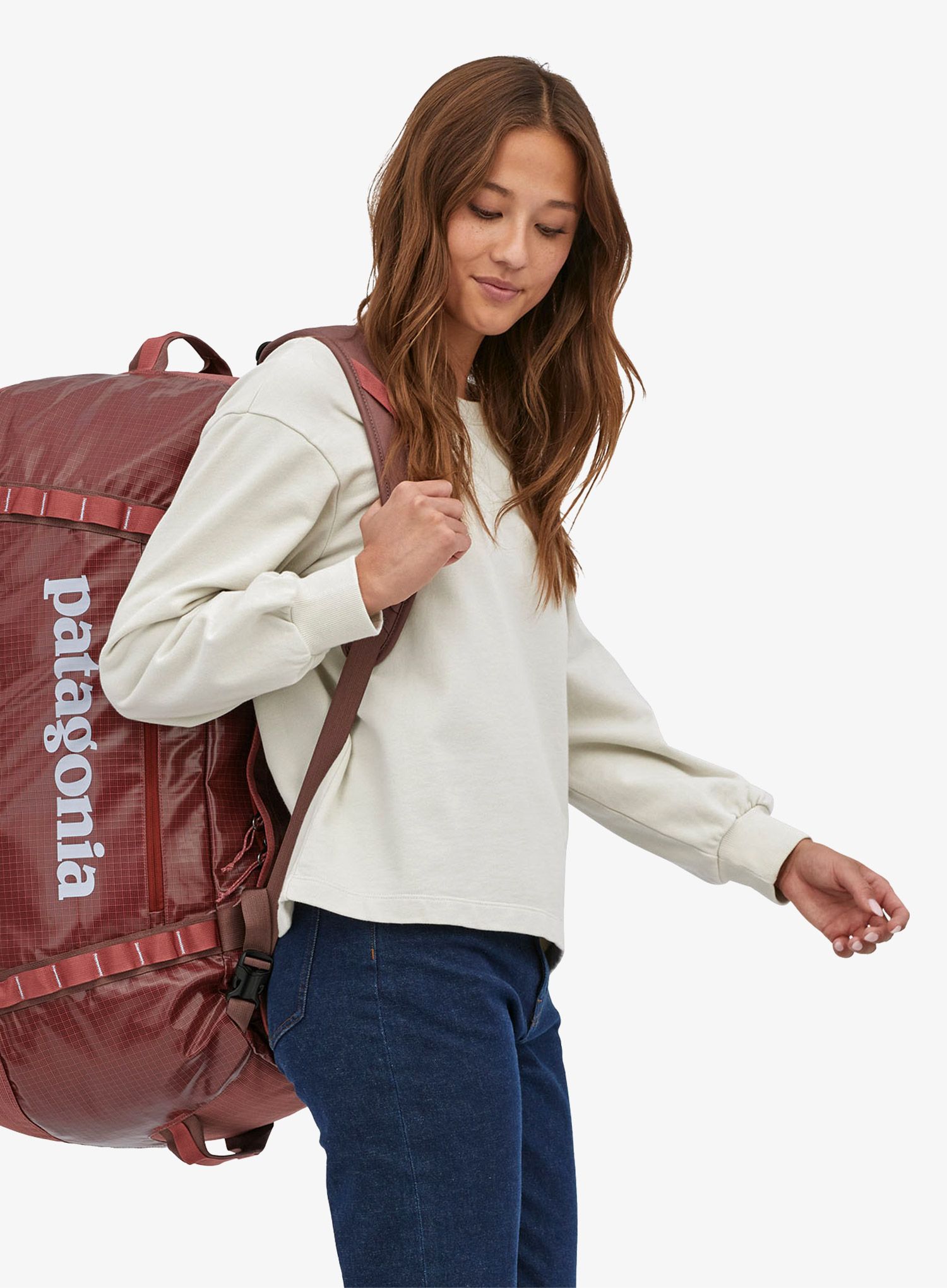 Potovalna torba Patagonia Black Hole Duffel 70 l - rosehip