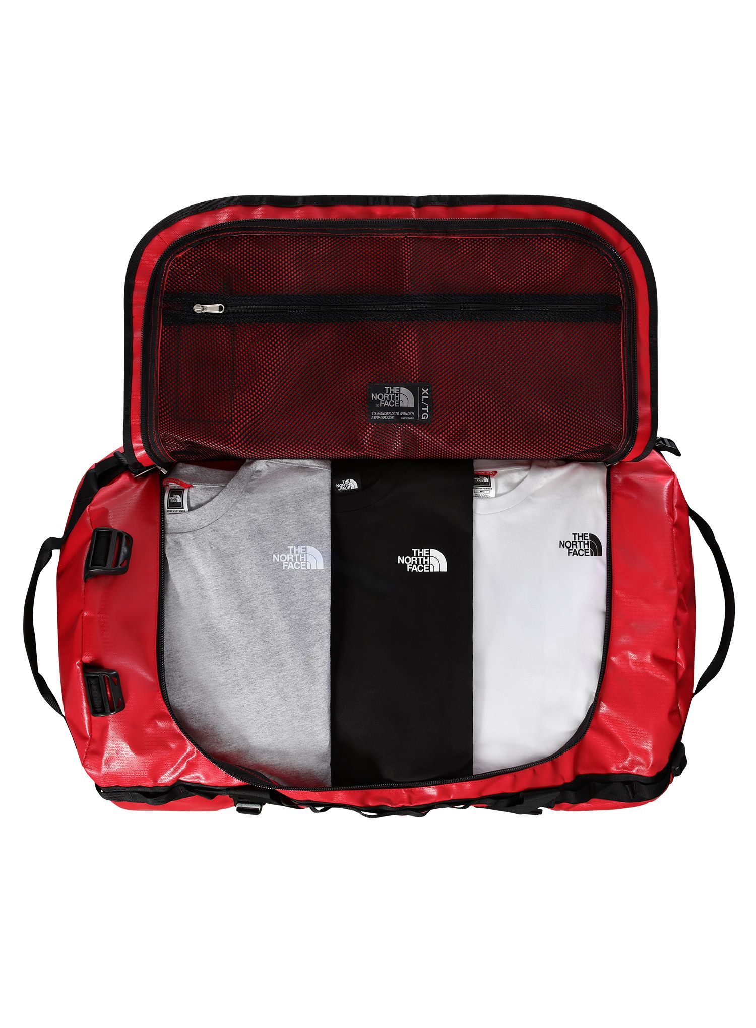 Potovalna torba The North Face Base Camp Duffel XL - tnf red/tnf black
