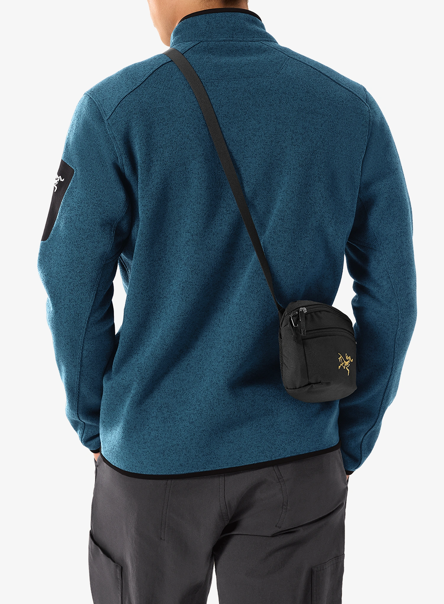 Torbica za okoli pasu Arcteryx Mantis 1 Waist Pack - 24k black