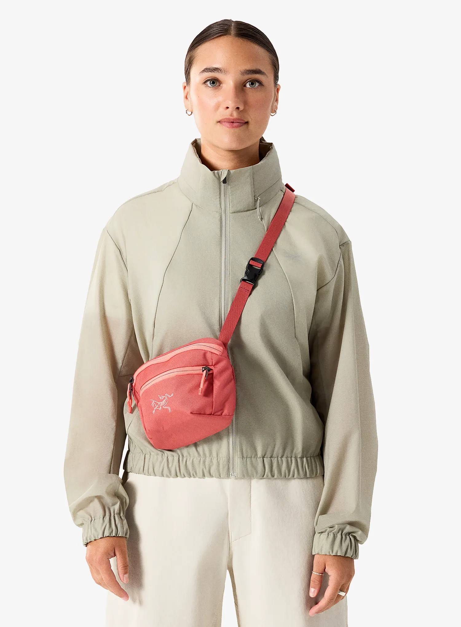 Torbica za okoli pasu Arcteryx Mantis 1 Waist Pack - stone red/reef