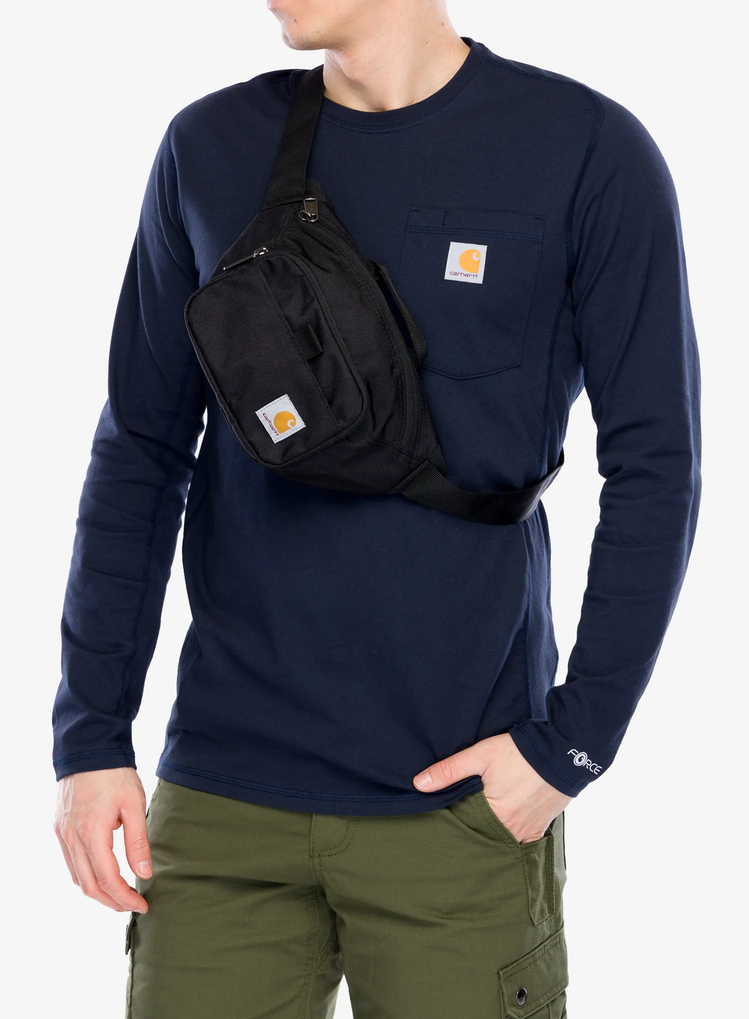 Torbica za okoli pasu Carhartt Waist Pack - black