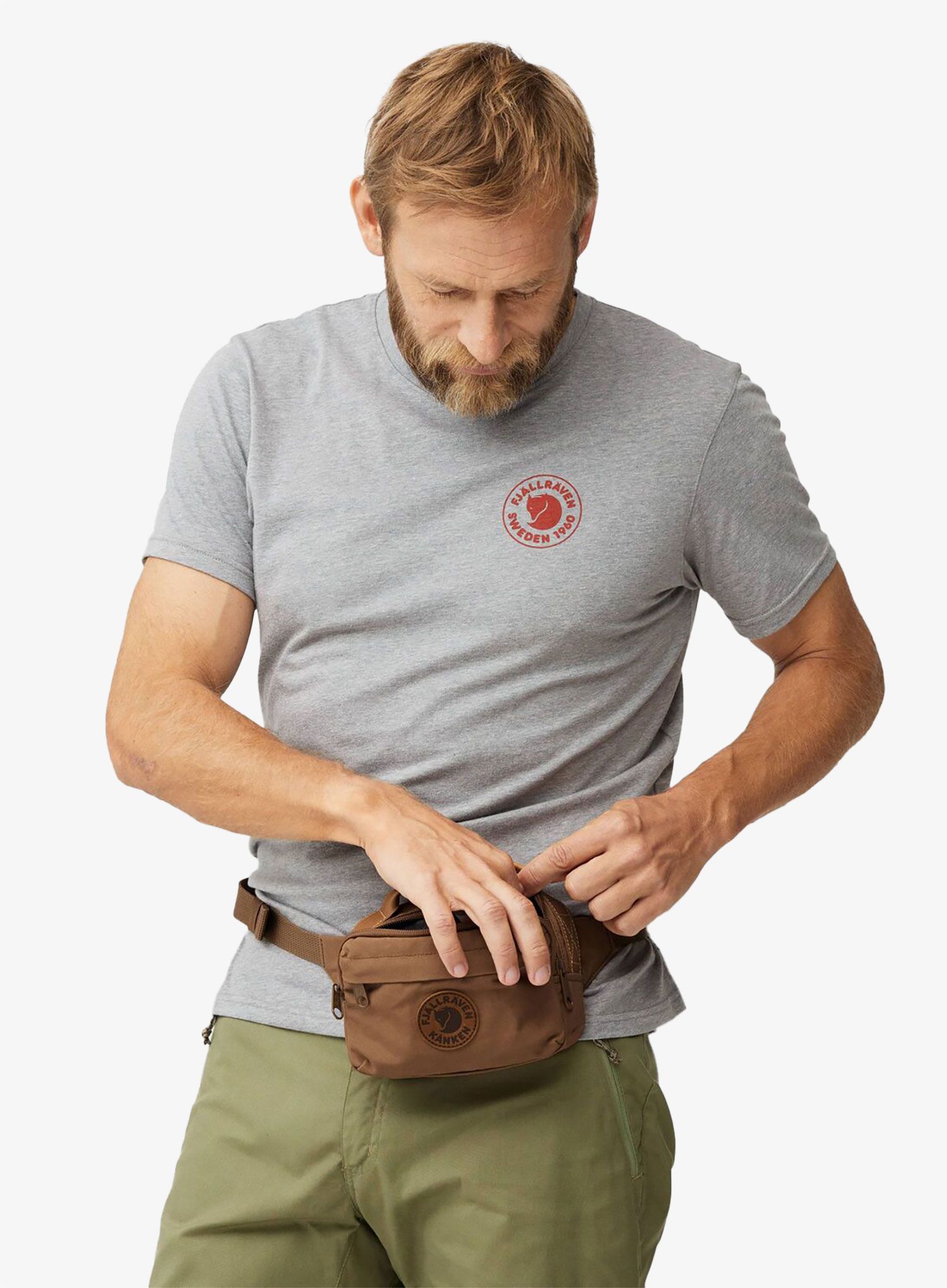 Torbica za okoli pasu Fjallraven Kanken No 2 Hip Pack - hazel brown