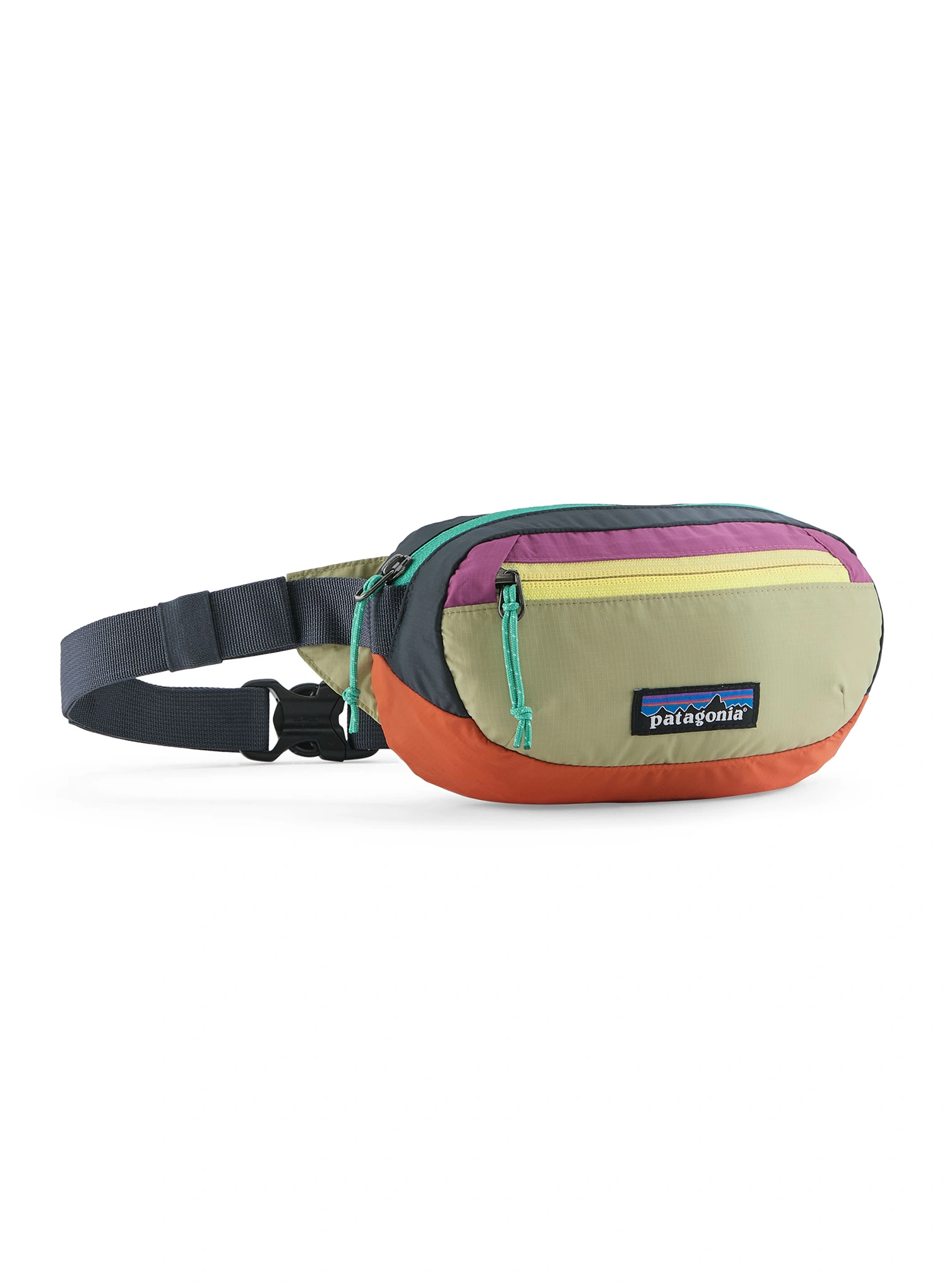 Torbica za okoli pasu Patagonia Terravia Mini Hip Pack - patchwork: gumtree green