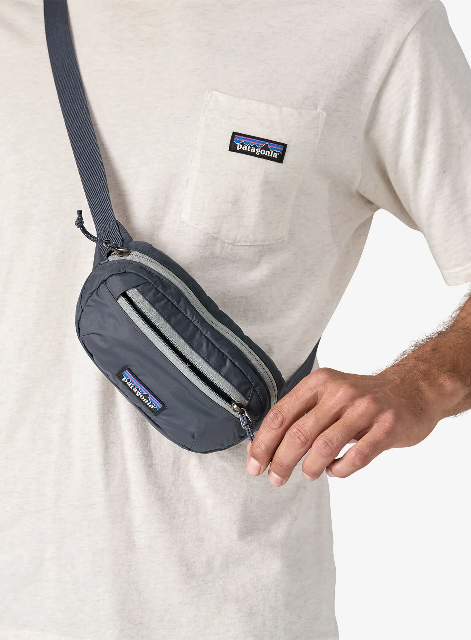 Torbica za okoli pasu Patagonia Terravia Mini Hip Pack - smolder blue
