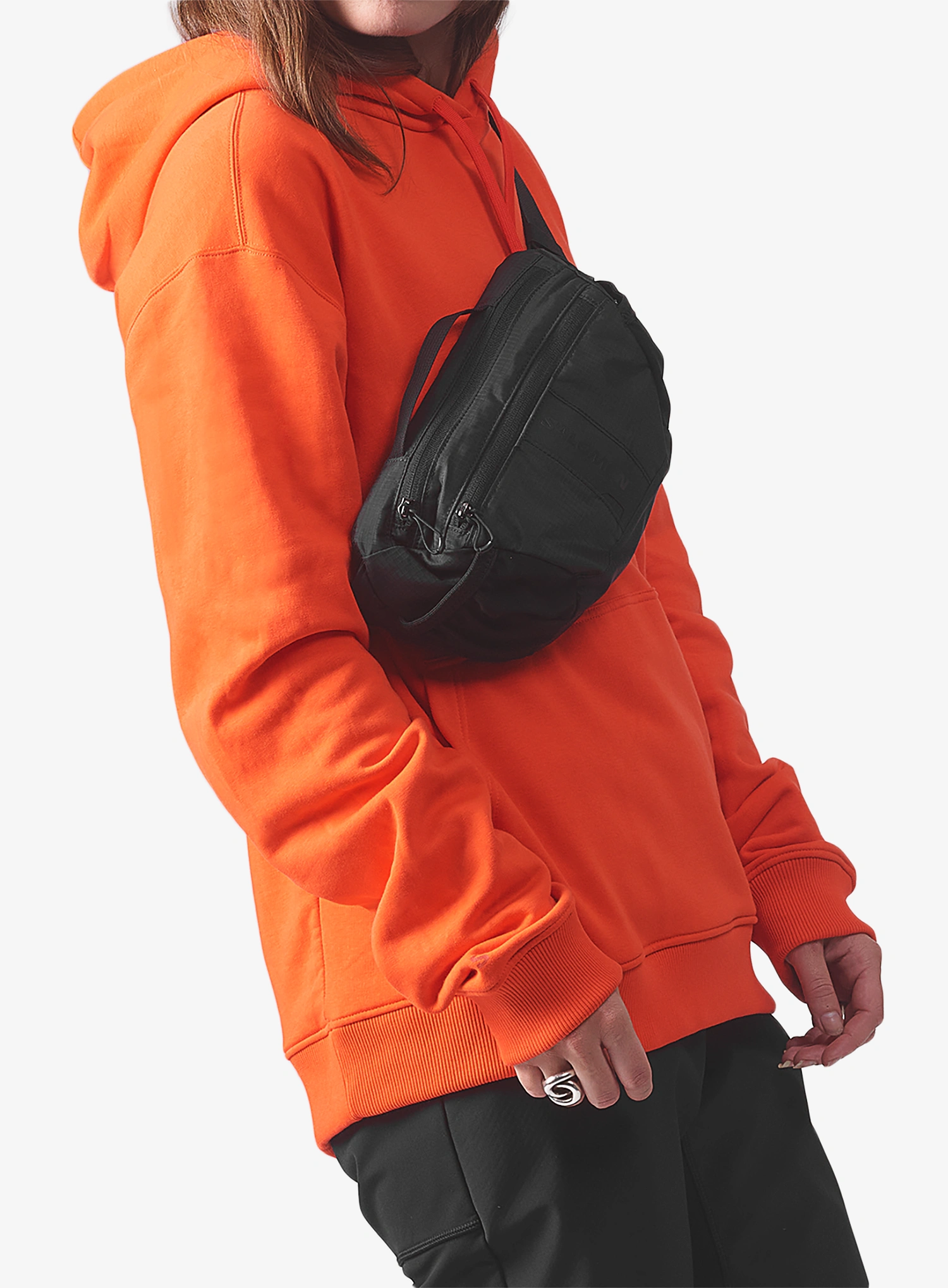 Torbica za okoli pasu Salomon ACS Waist Pack 3 - black